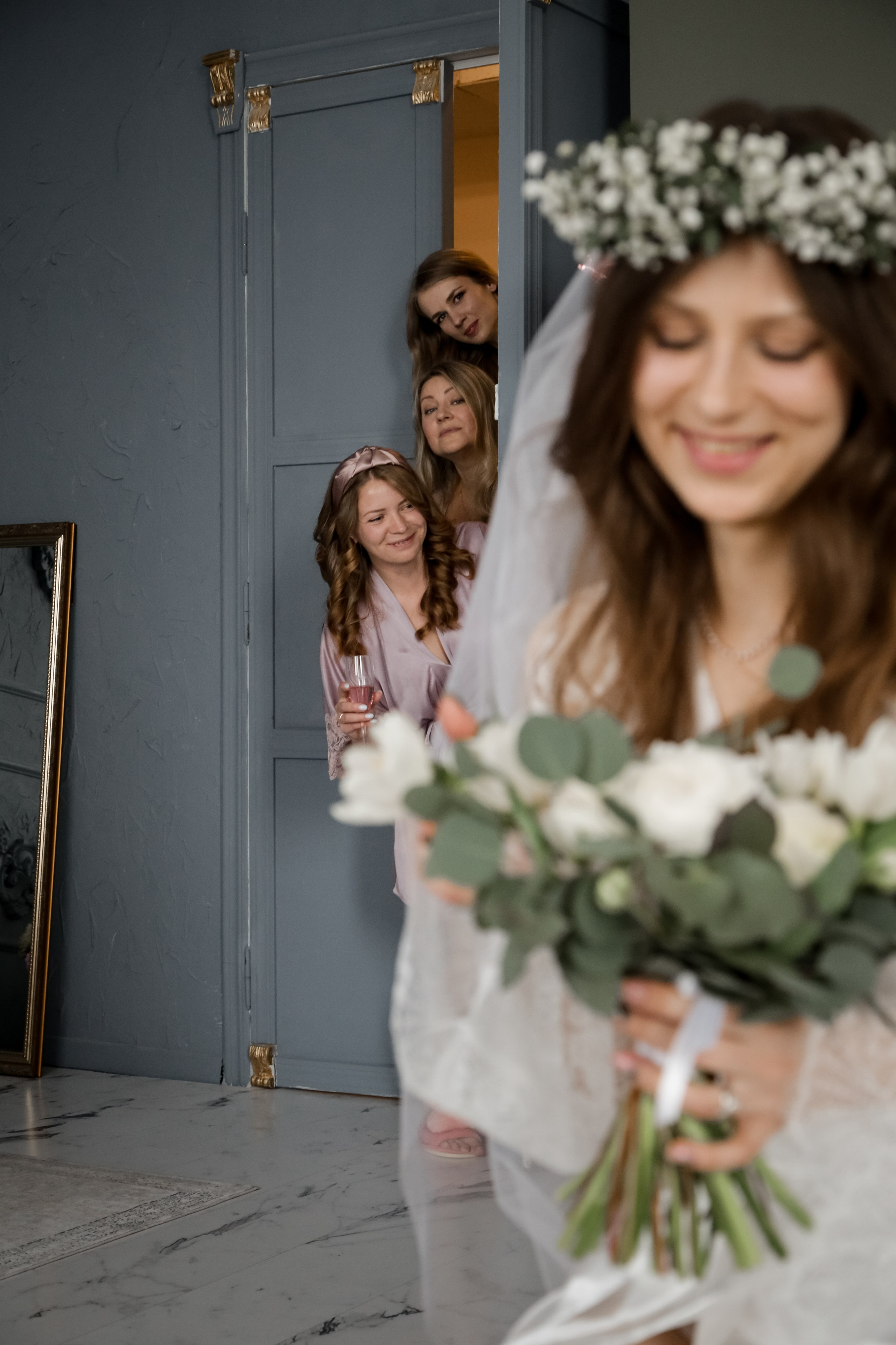 Девичник Нади с девочками в фотостудии. Свадебный фотограф Беларусь Ольга Козыренко