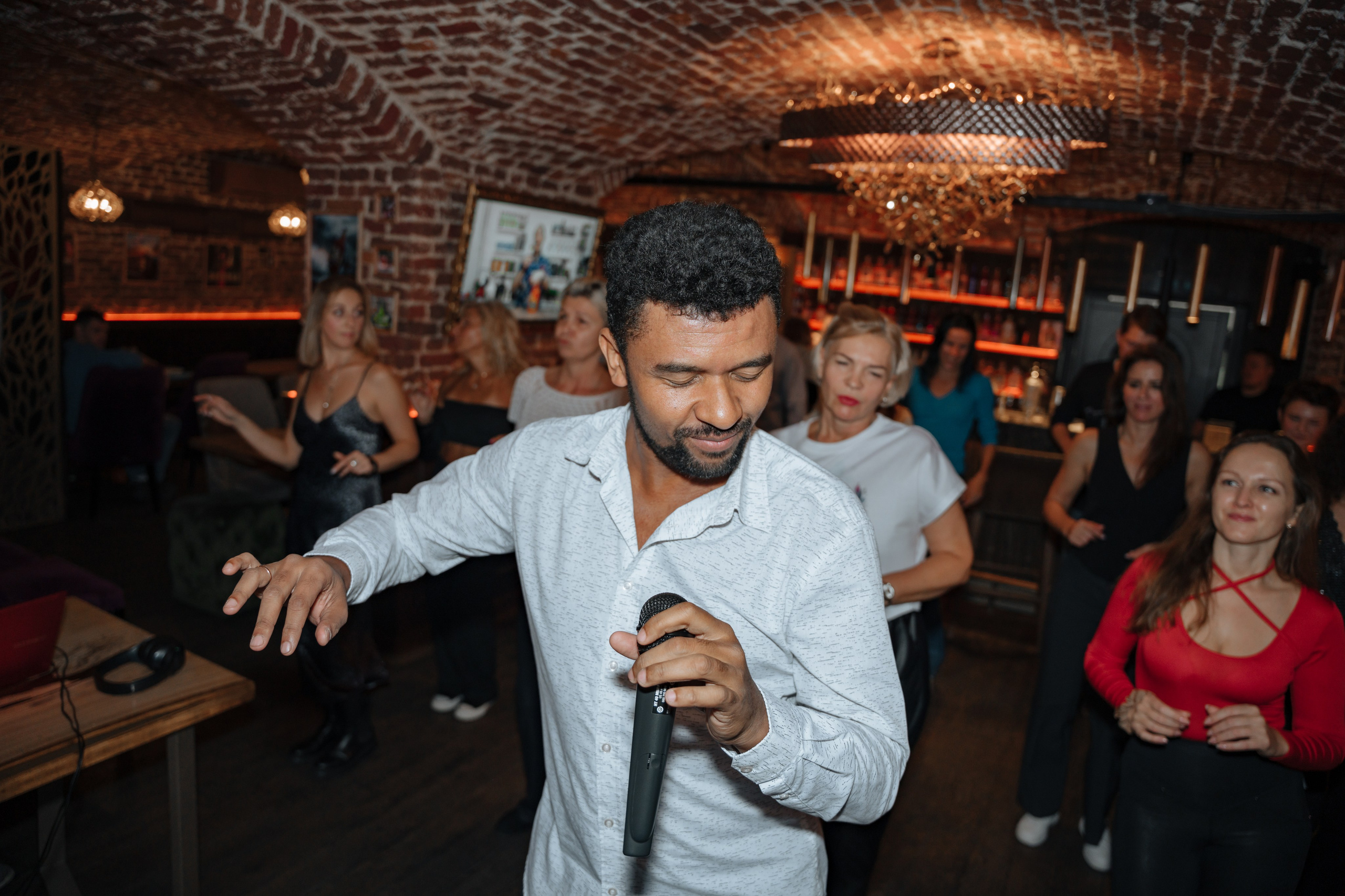 Вечеринка Андрэ, бачата, Джинотека. Портретный фотограф в Санкт-Петербурге Дмитриева Наталия