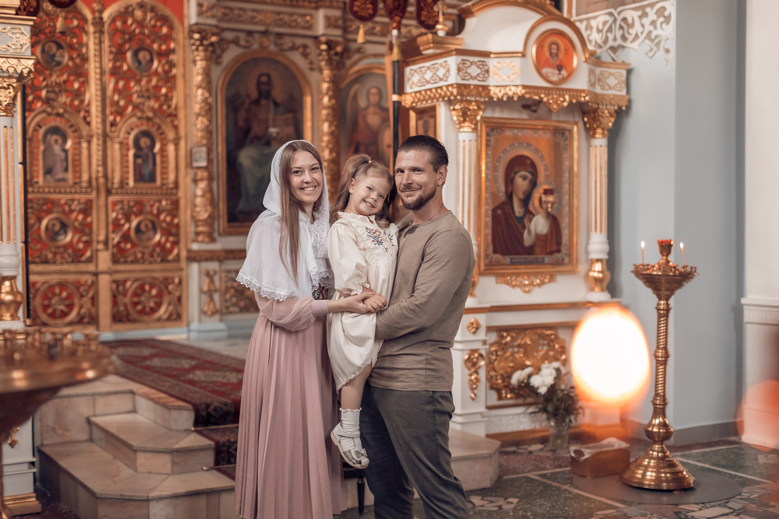 Таинство Крещения Ярославы. Храм Сошествия Святого Духа. Главная