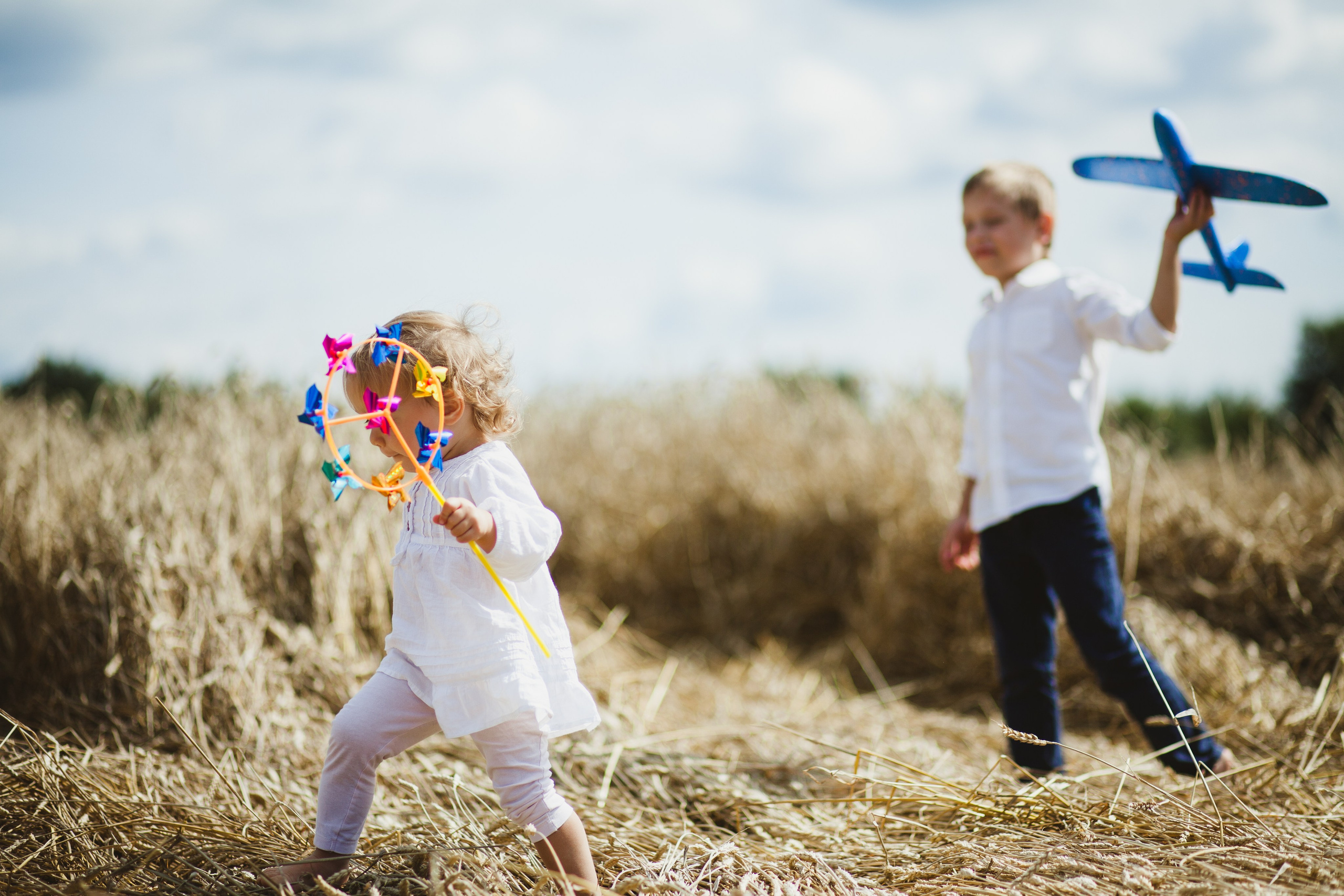 В поле с колосьями. Семейный и школьный фотограф Громова Ольга