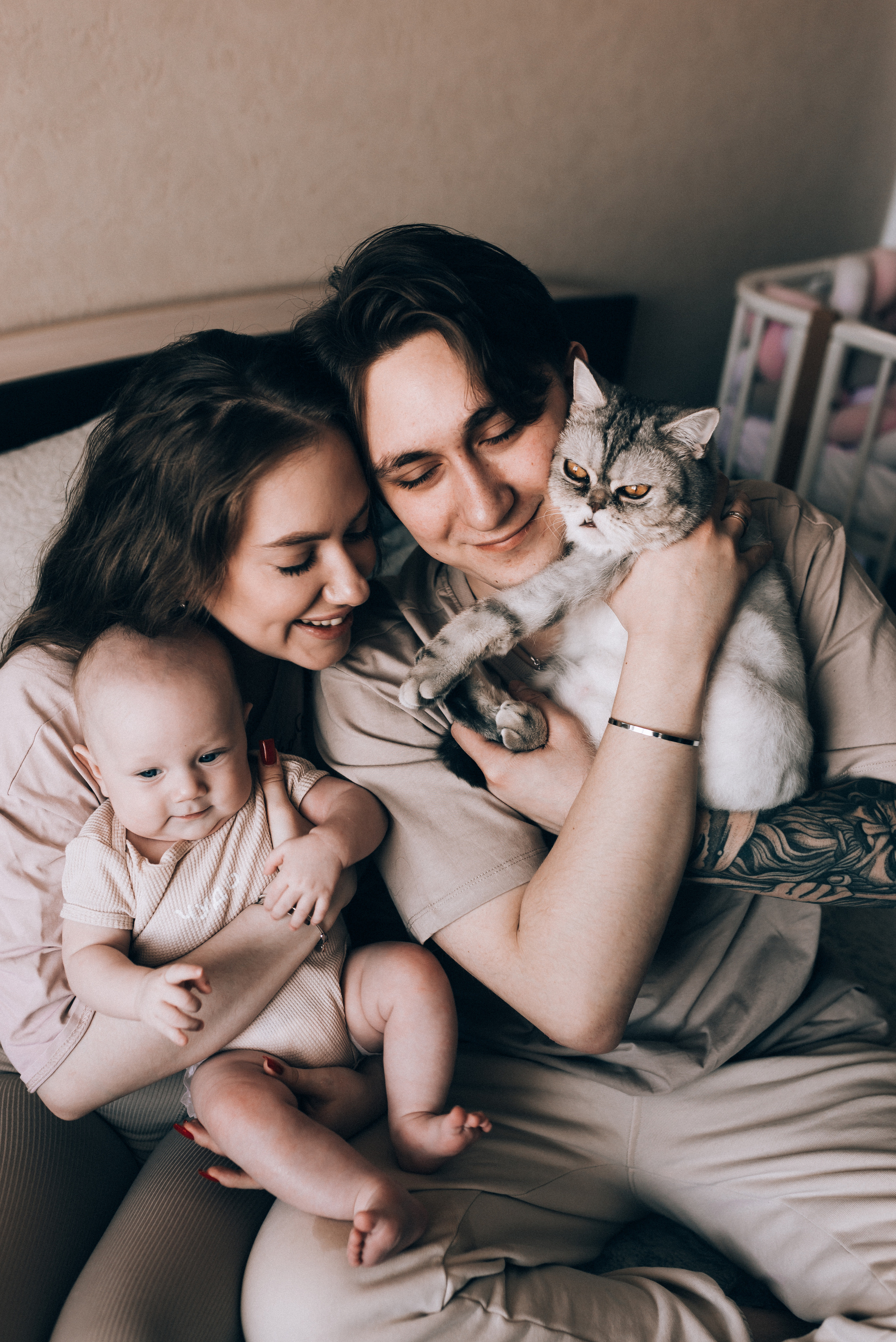 Оксана, Артур & Эмилия. Семейный фотограф в Санкт-Петербурге | Баранова Галина