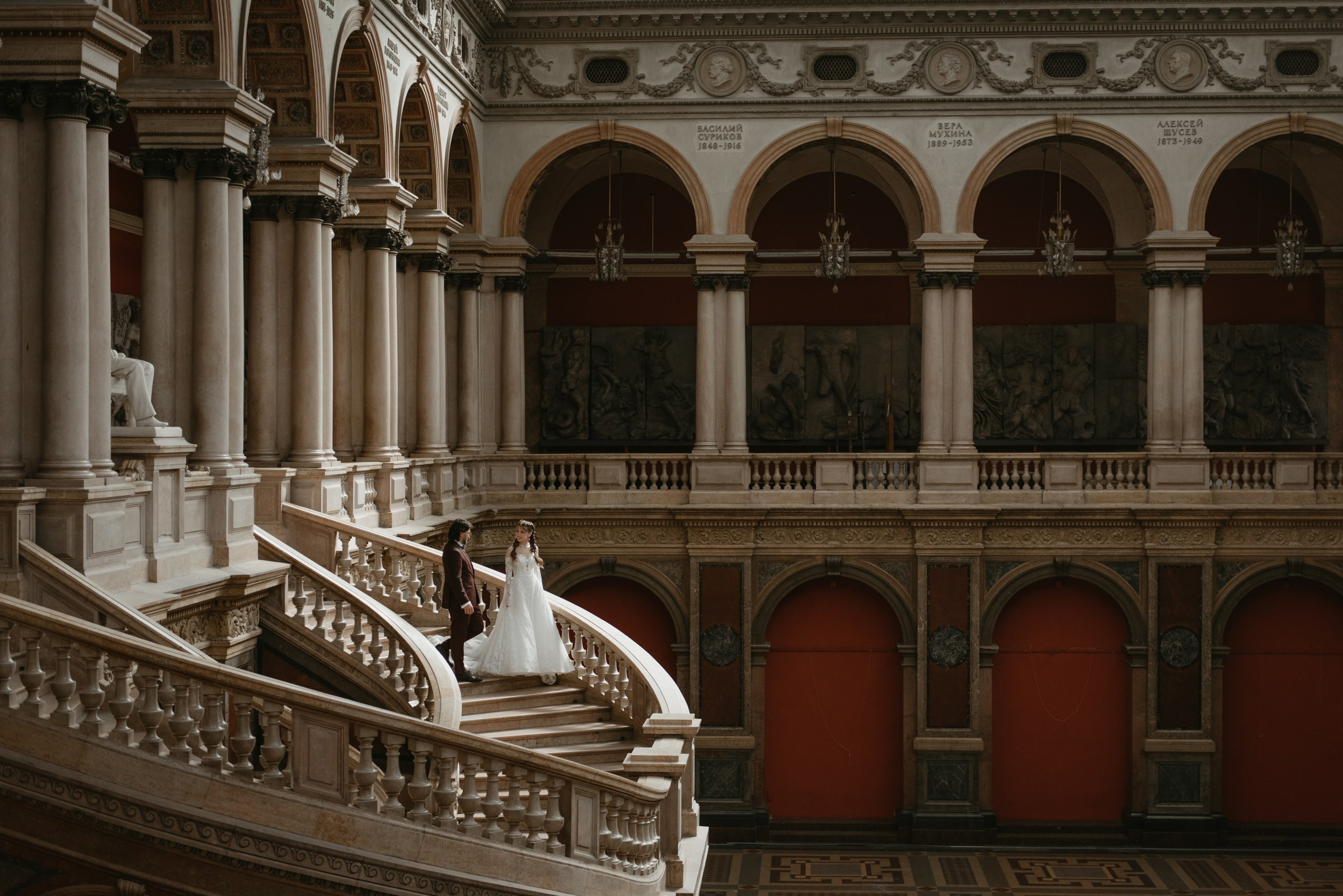 свадебная фотосессия в академии Штиглица