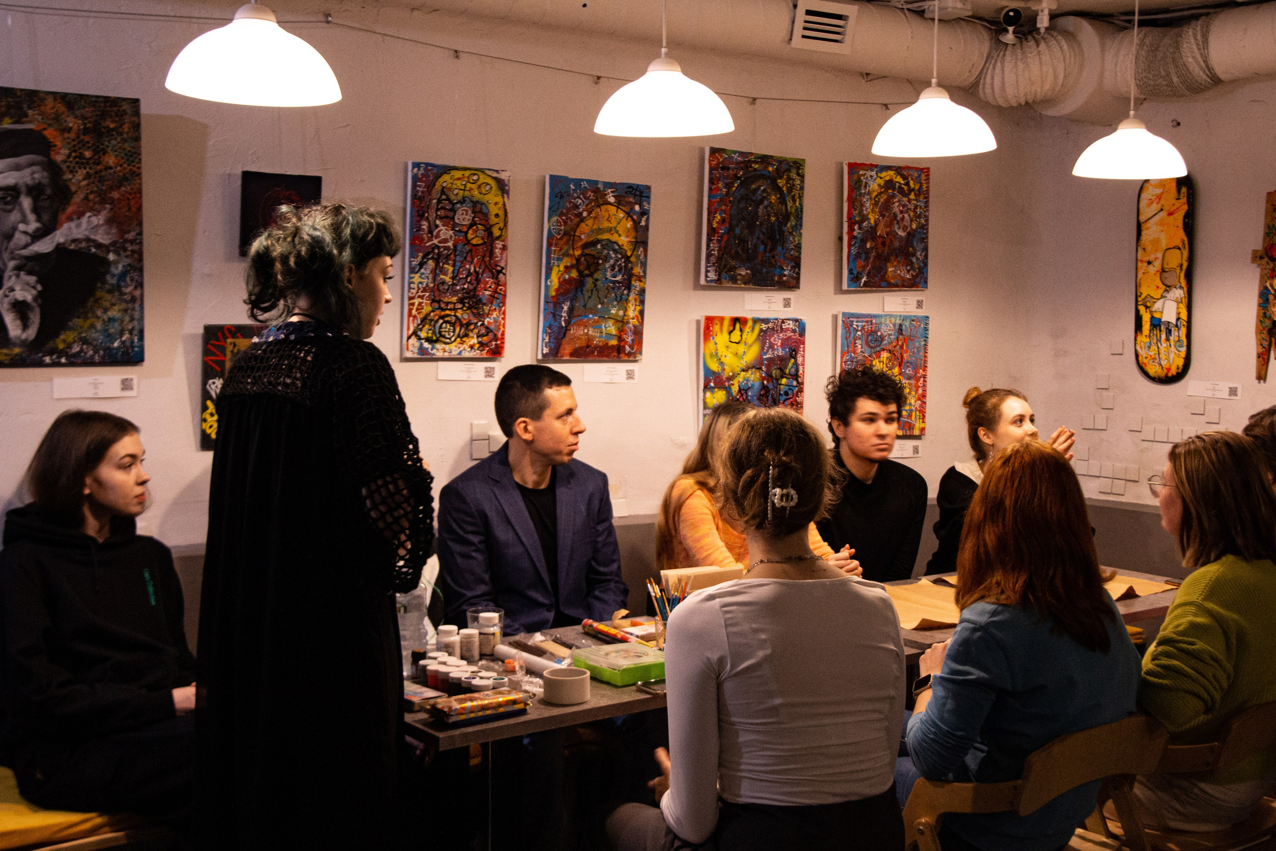 Кофейня Катартика, открытие выставки «Мистика» 3.10.2024. Janie valde | visual artist