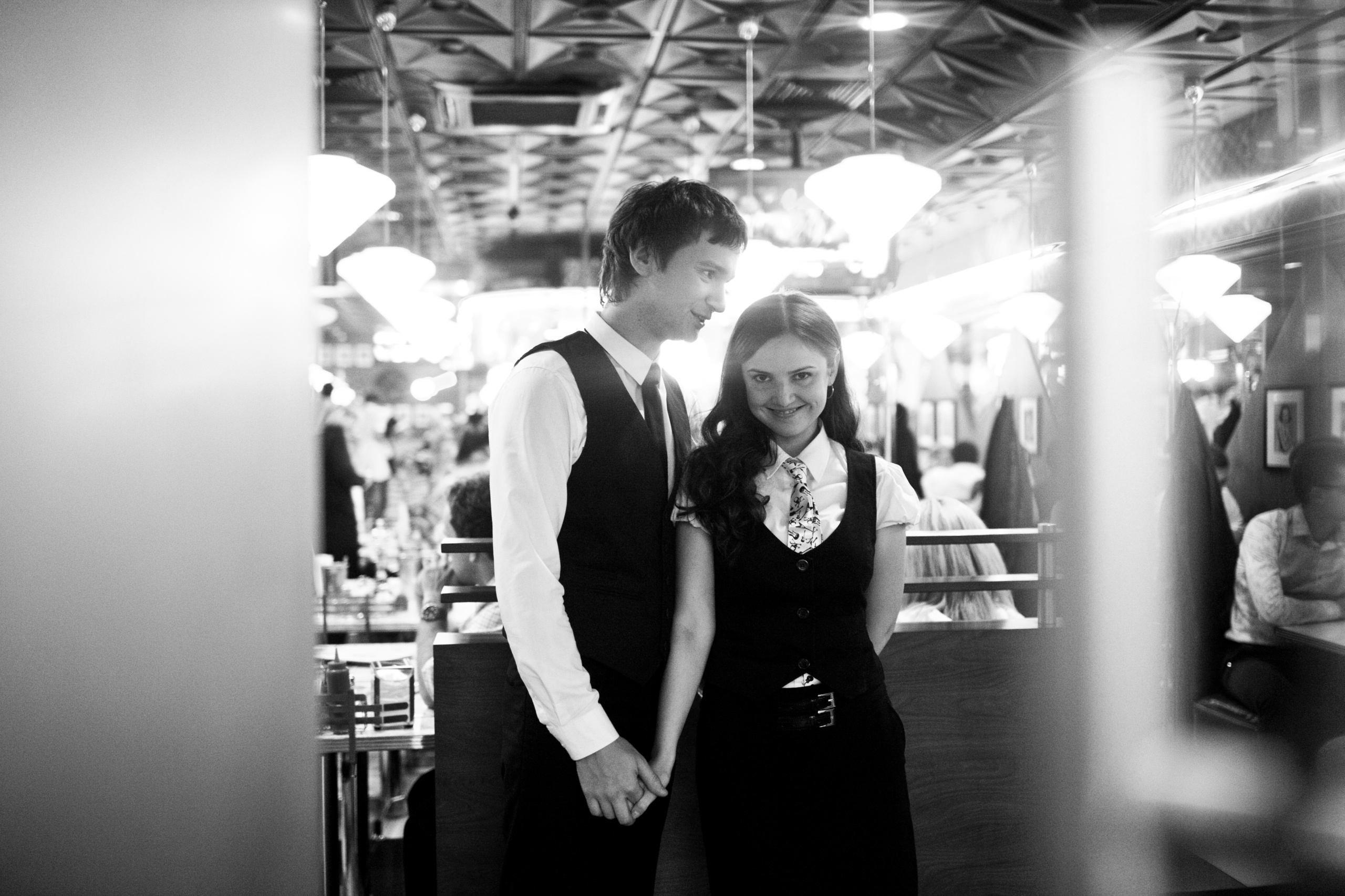 Свадебная фотосессия в кафе. Фотограф в Москве Валентина Иванова