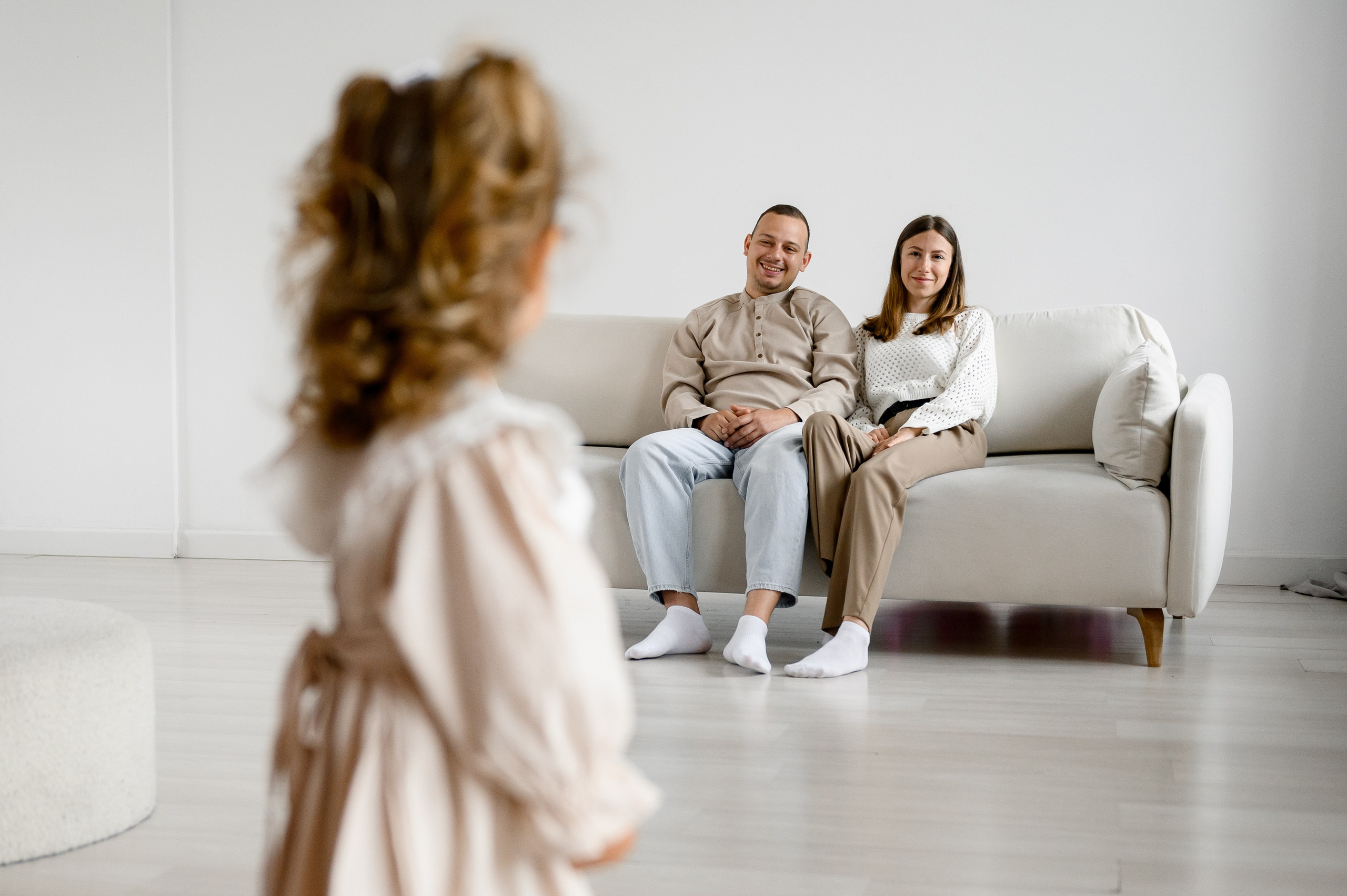 Очаровательная Ева с родителями. Свадебный и семейный фотограф в Ставрополе Роман Иванов