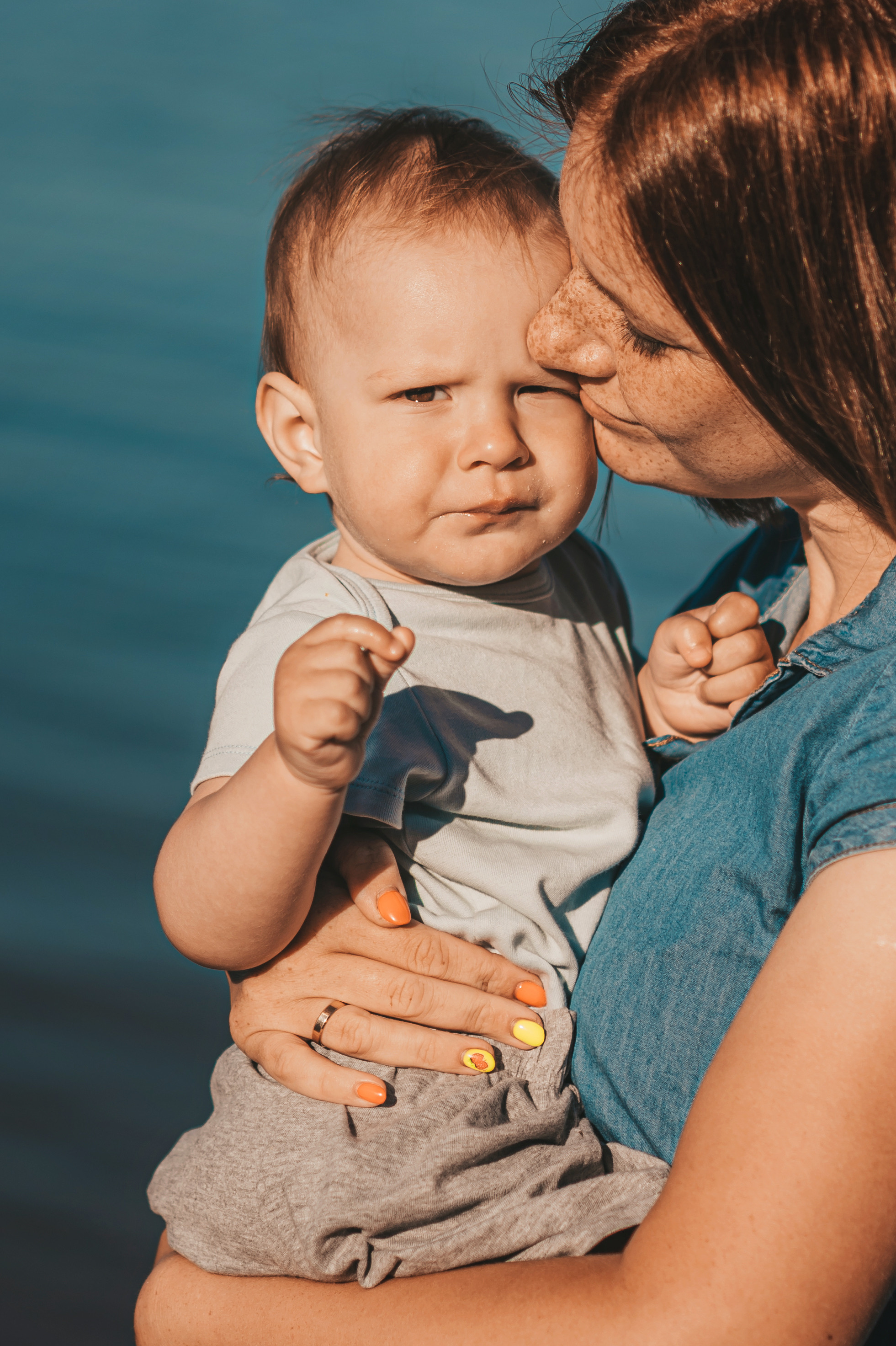 Семейные на пляже. Семейный и детский фотограф в Новосибирске Доронина Ольга