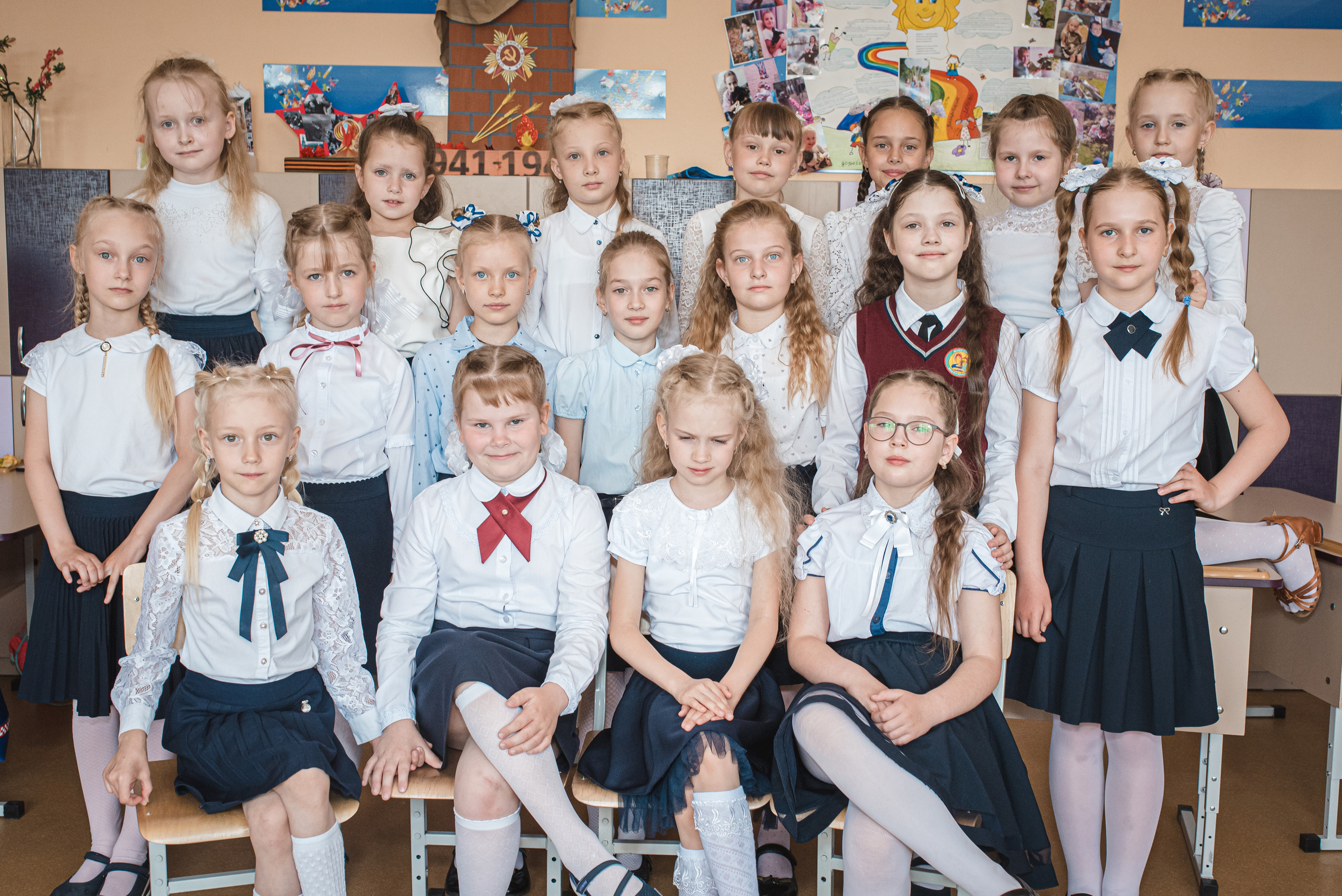 Школа 214, 1 класс. Семейный и детский фотограф в Новосибирске Доронина Ольга