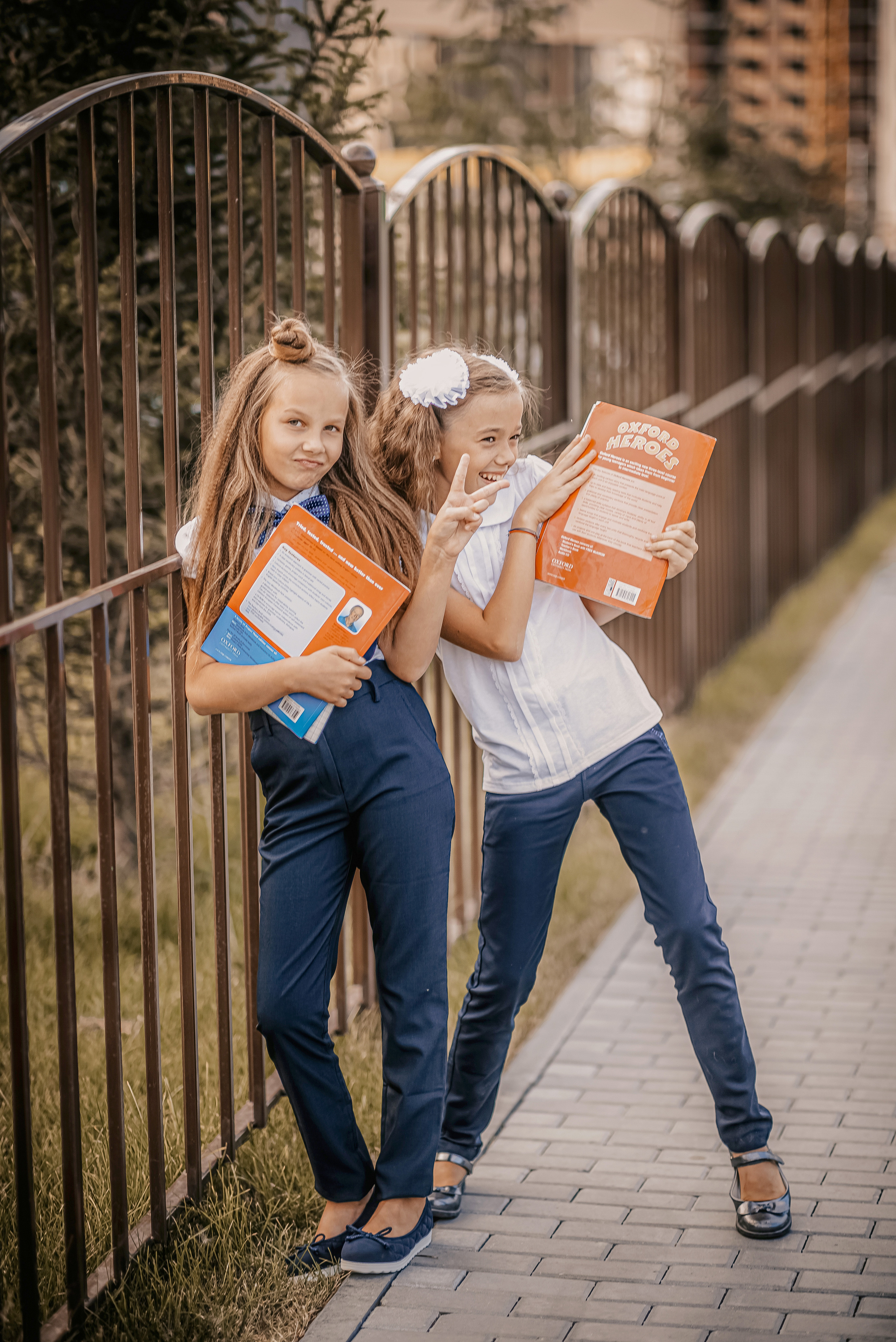 Школьные подружки. Семейный и детский фотограф в Новосибирске Доронина Ольга