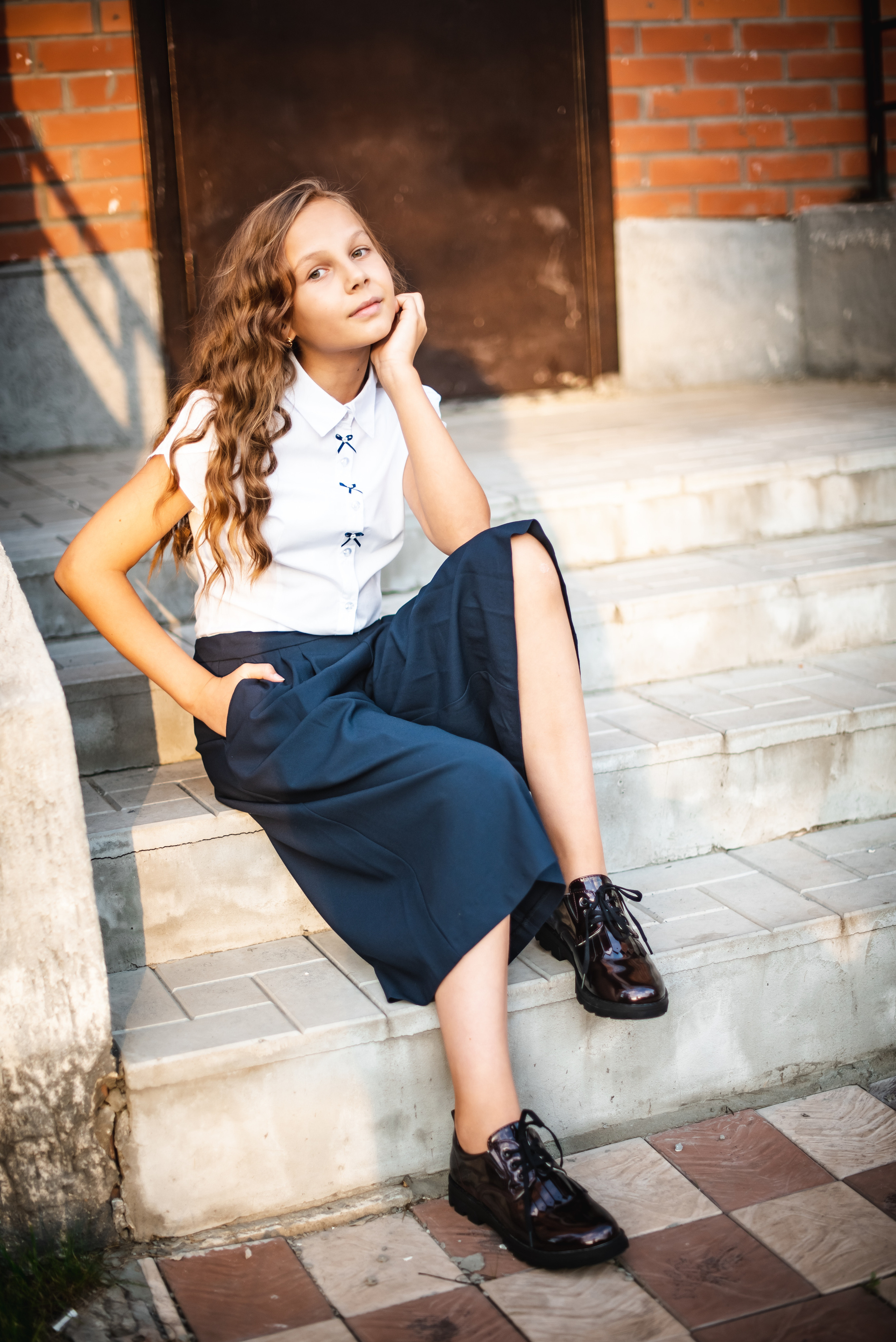 Соня в школу. Семейный и детский фотограф в Новосибирске Доронина Ольга