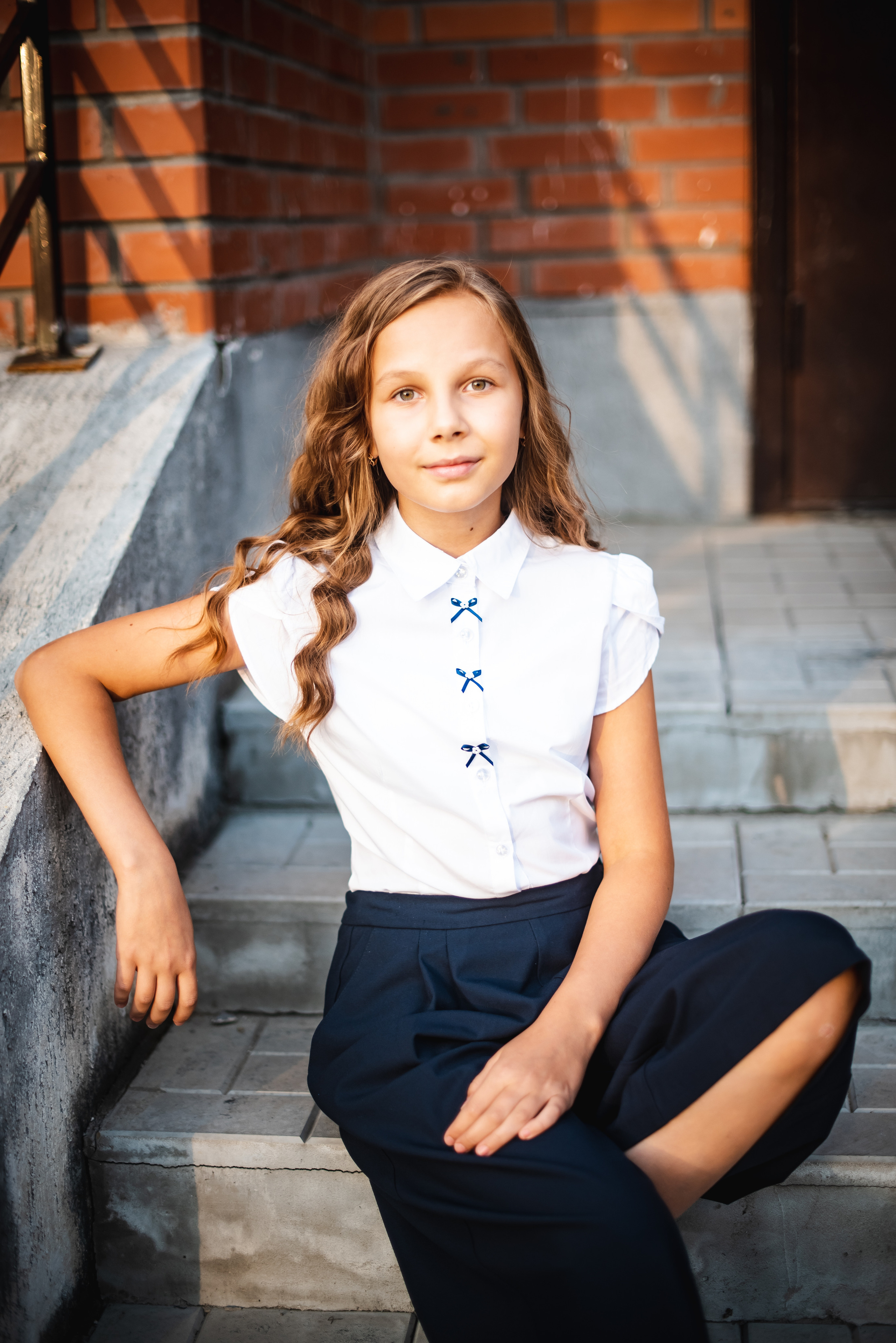 Соня в школу. Семейный и детский фотограф в Новосибирске Доронина Ольга