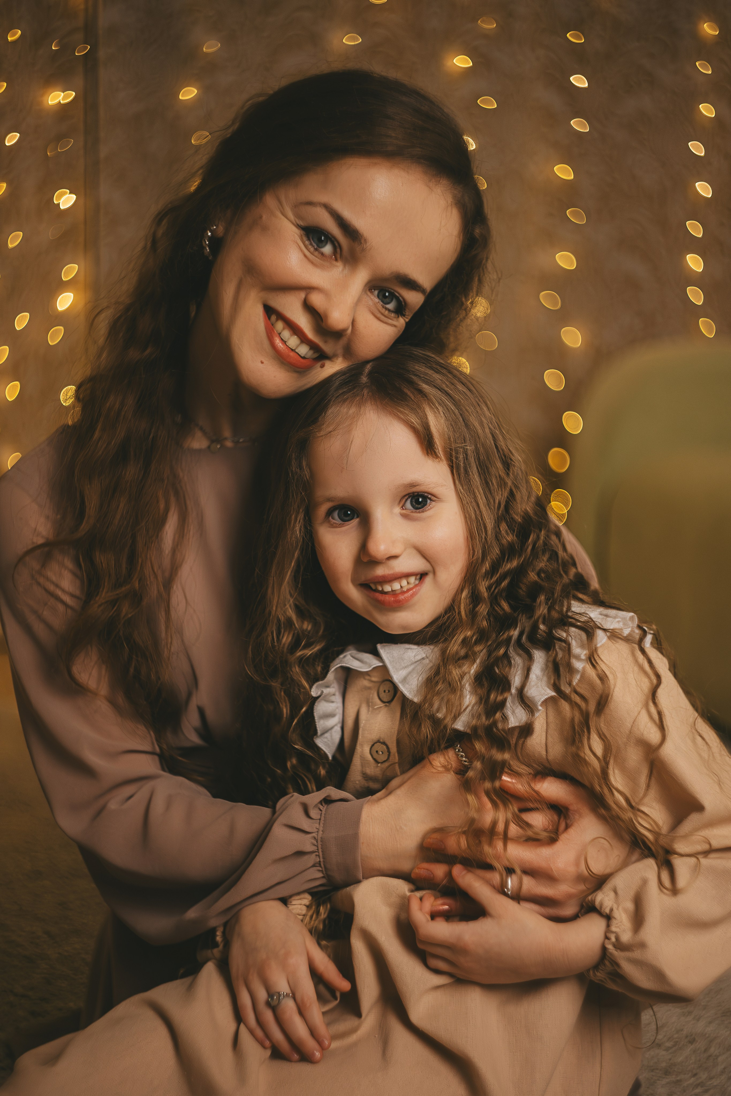 Семейная новогодняя домашняя фотосессия. Семейный и женский фотограф в Москве Надежда Воробьева