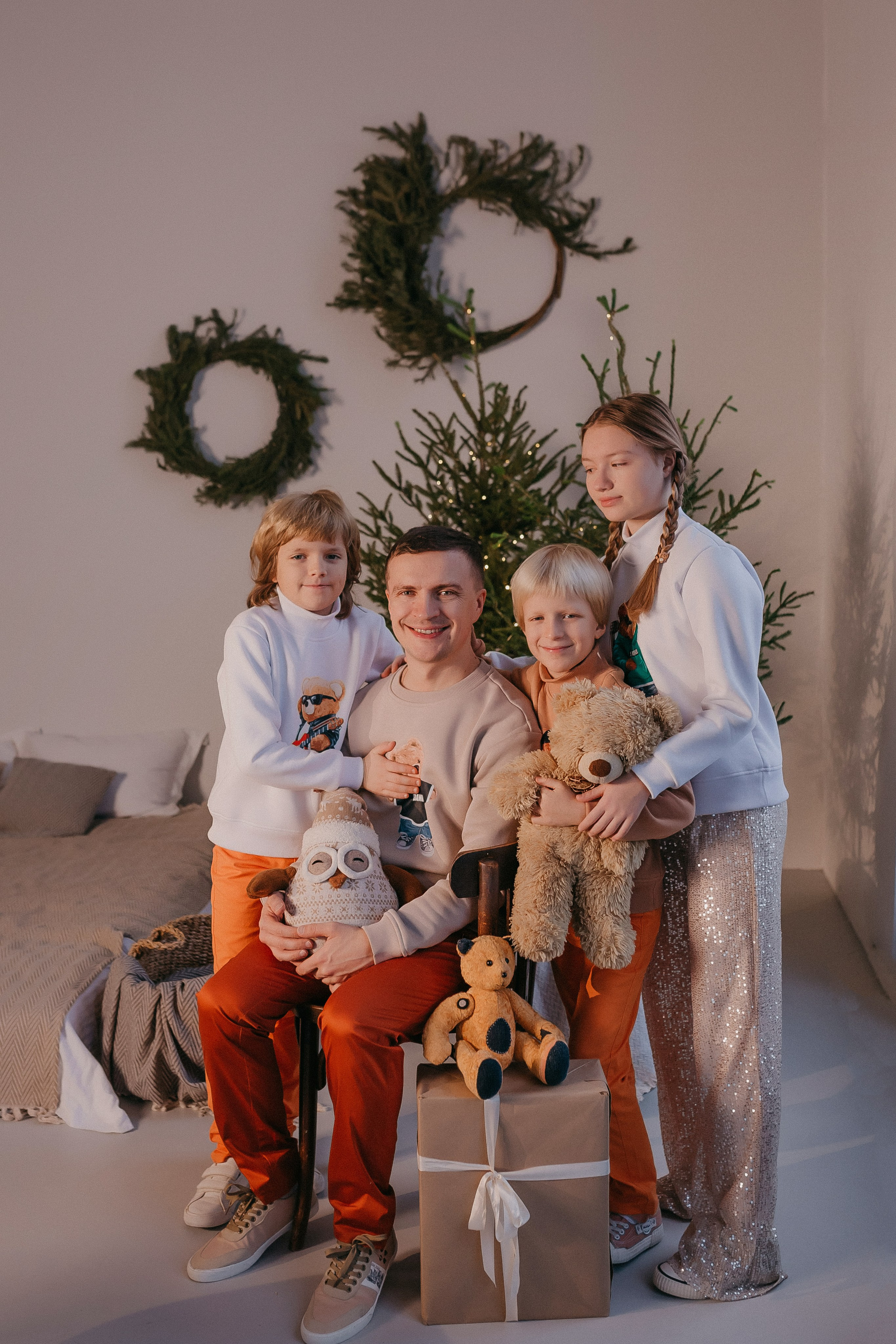 Женя и Лёша +4 Новогодняя. Семейный фотограф в Сургуте