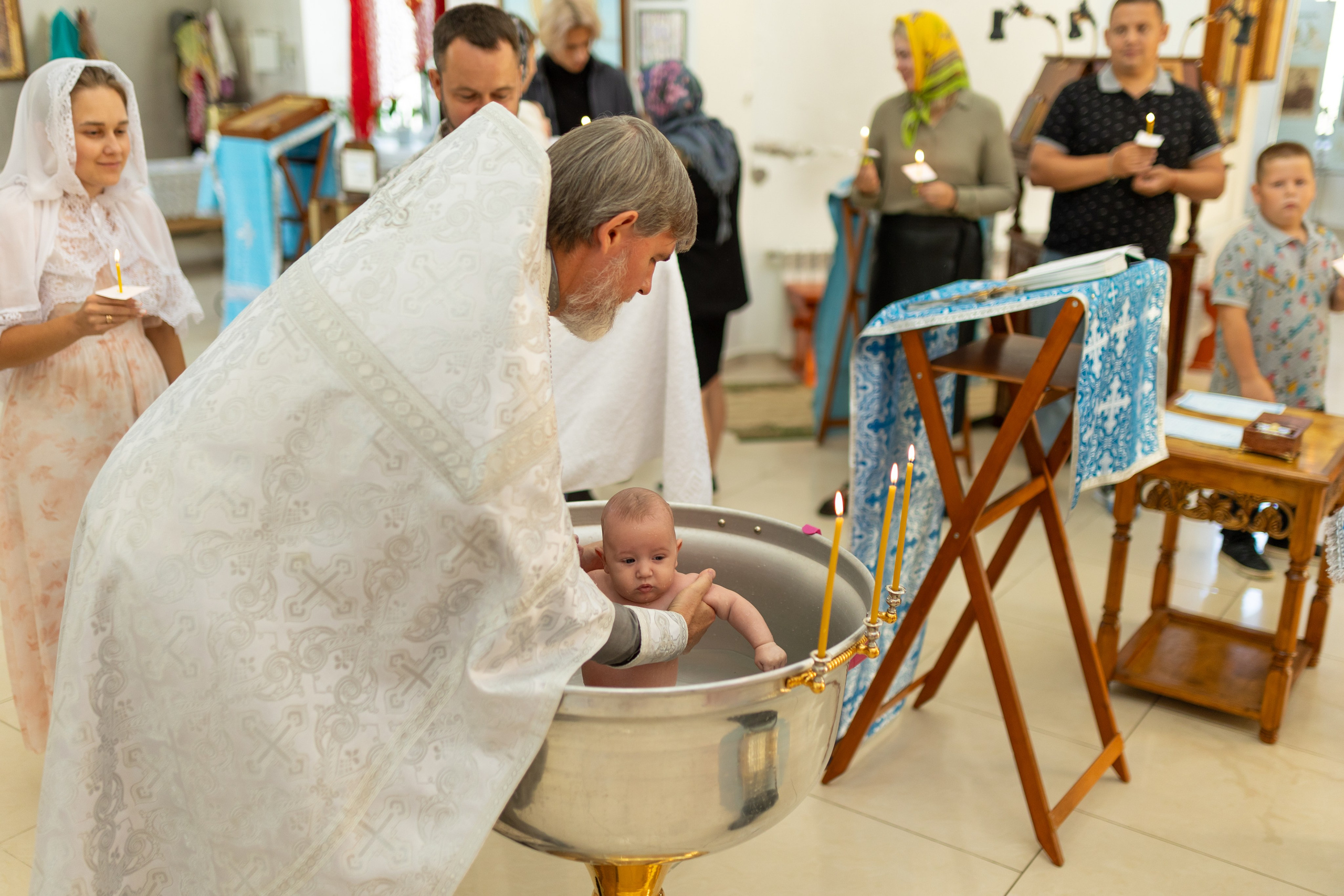 Крещение Артёма (все фото с таинсвта крещения). Фотограф новорожденных. Детский и семейный фотограф Марьяна Юдина