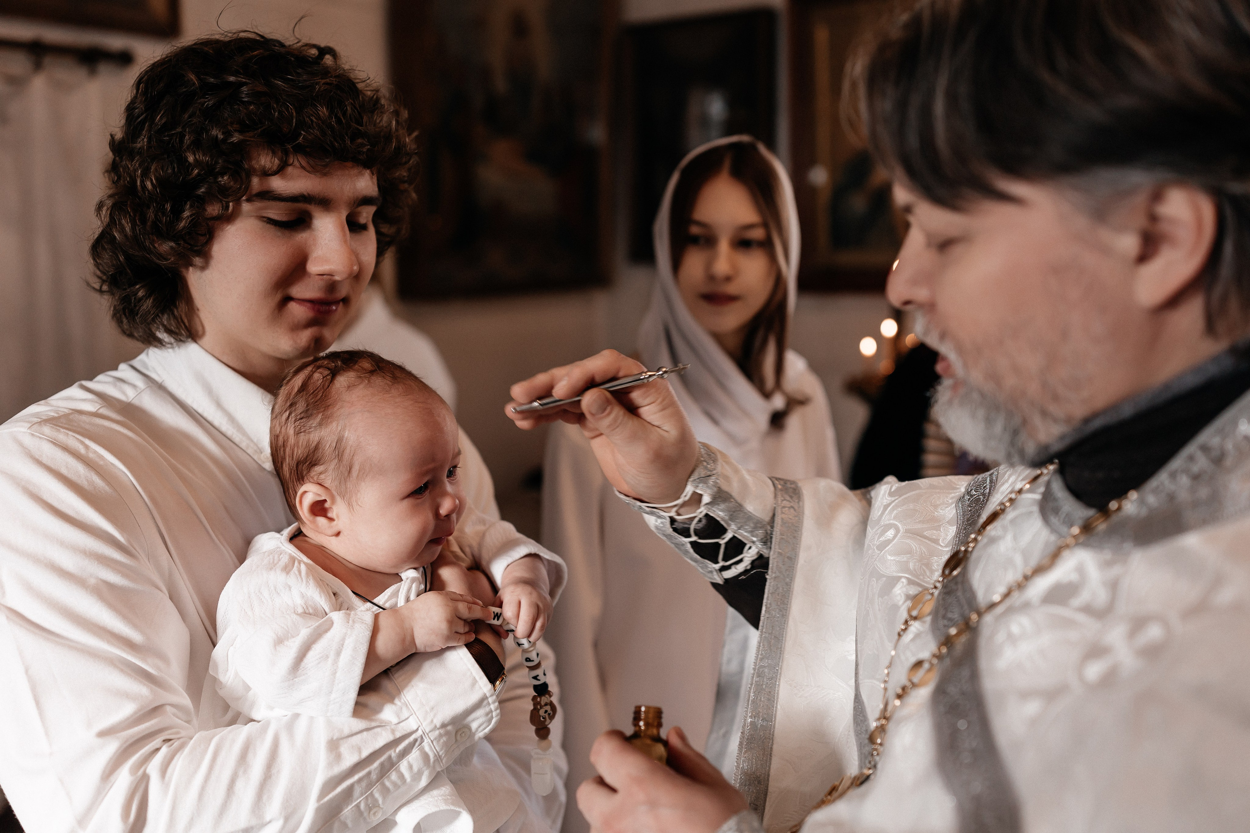 Крещение Артема. Семейный фотограф Минск Усова Ольга