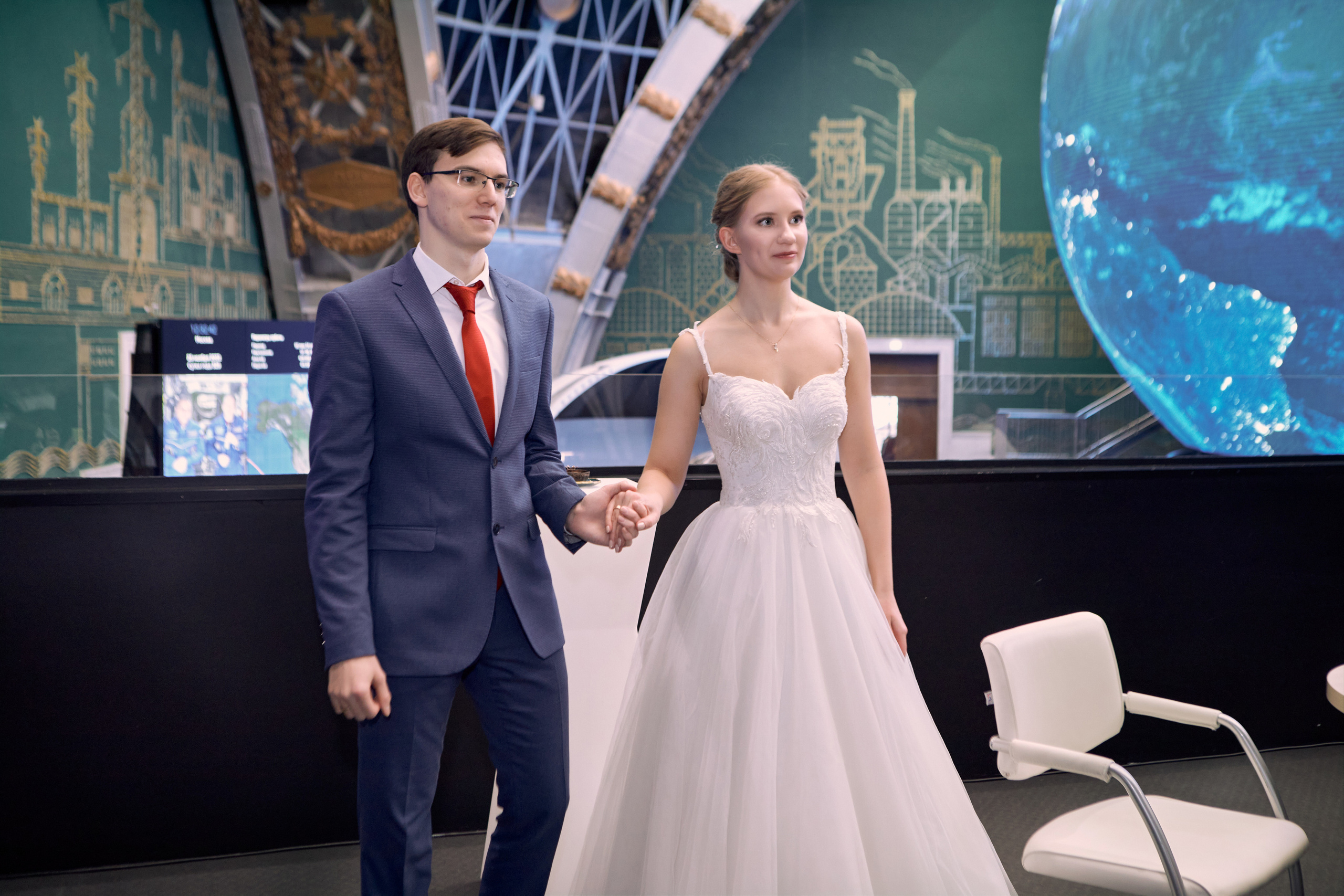 Свадьба на ВДНХ Павильон Космос. Свадебный семейный Фотограф в Домодедово и Москве Дарья Капитанова