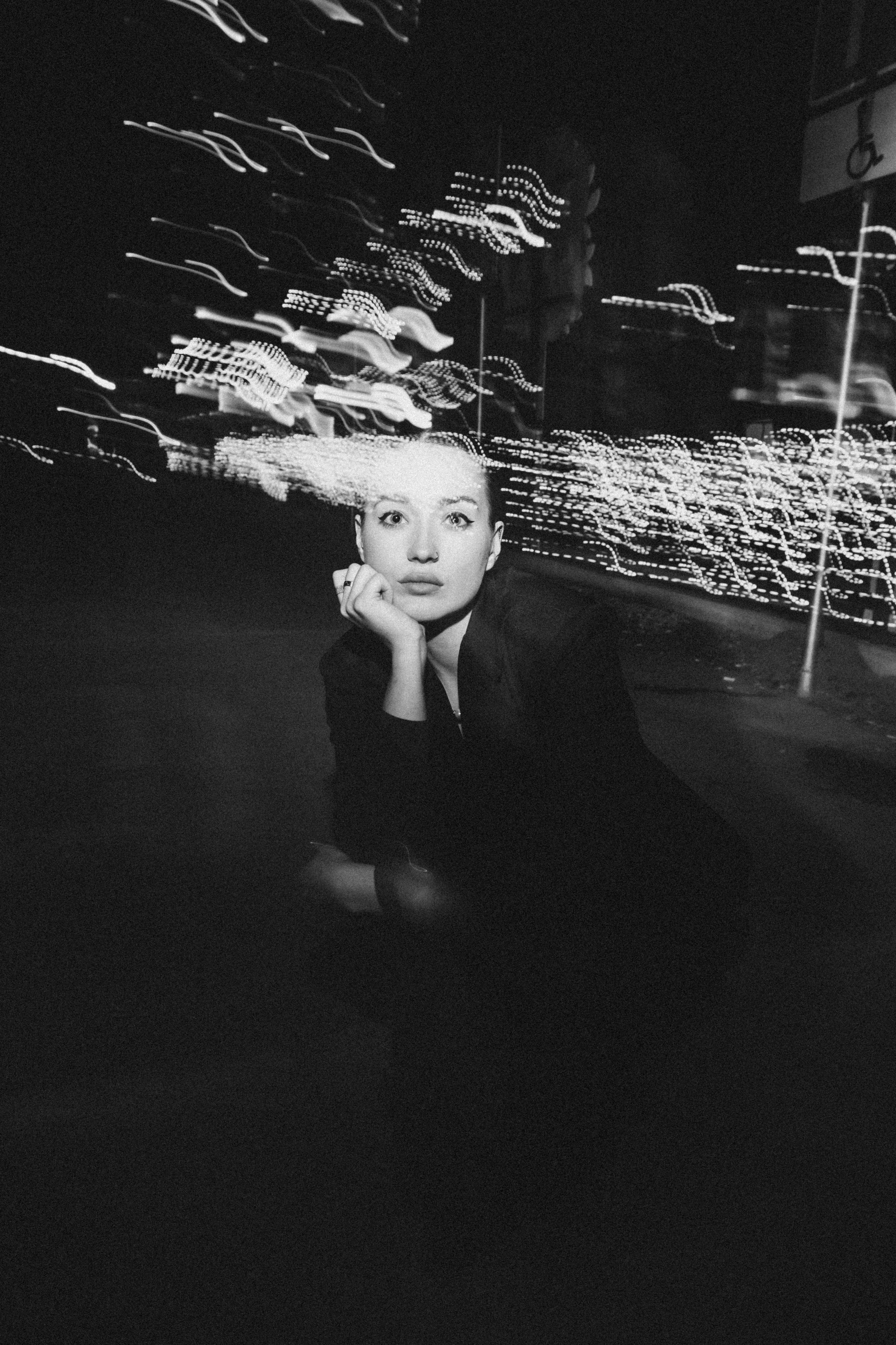 Ночная прогулки. Индивидуальный фотограф Новосибирск Настя