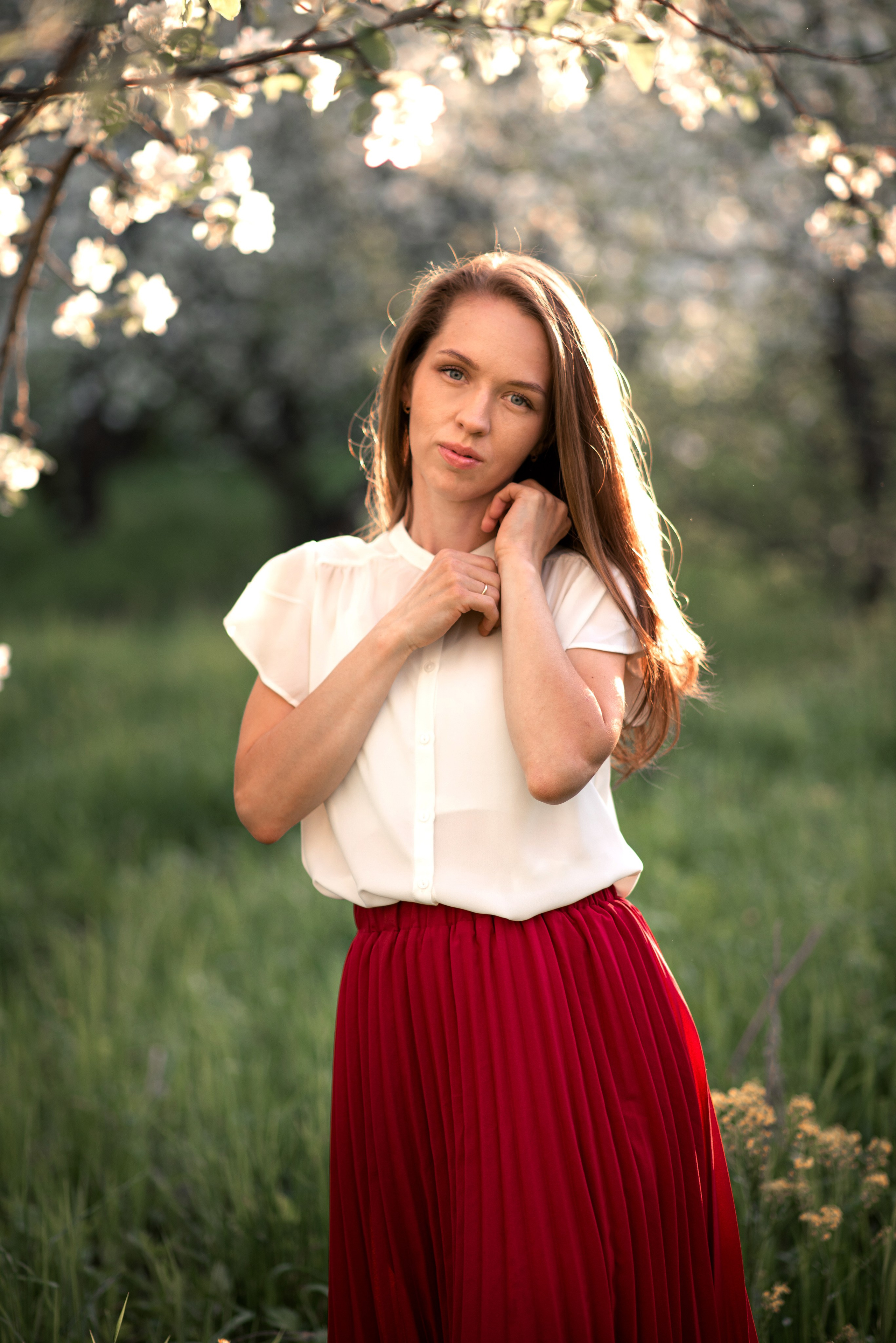 Семейная фотосессия в цветении. Ясная Поляна. Семейный и детский фотограф в Туле Светлана Воронкова