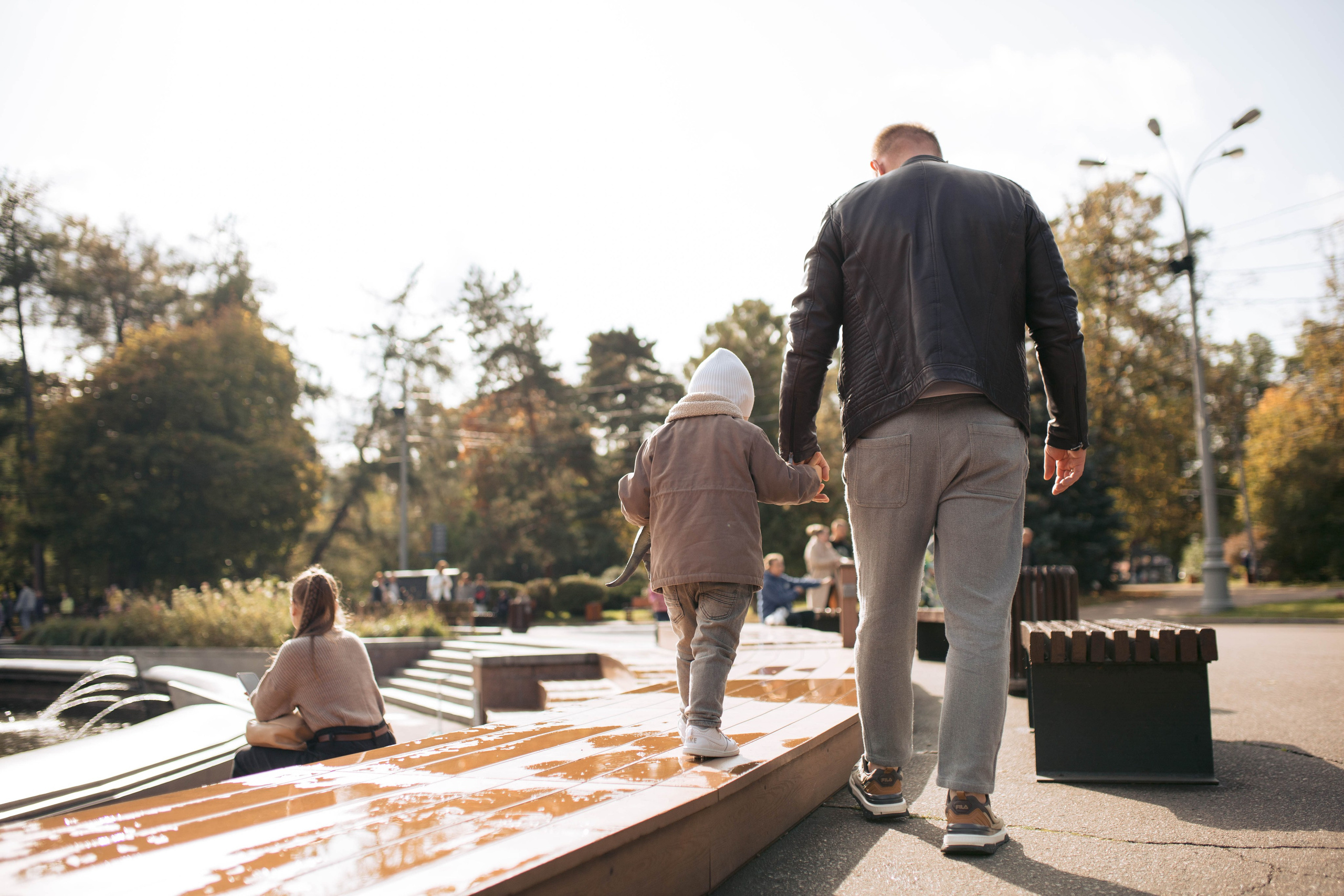 Семейная фотосессия в парке, прогулка по парку. Фотограф Валерия Горбунова Подольск Бутово Видное Щербинка