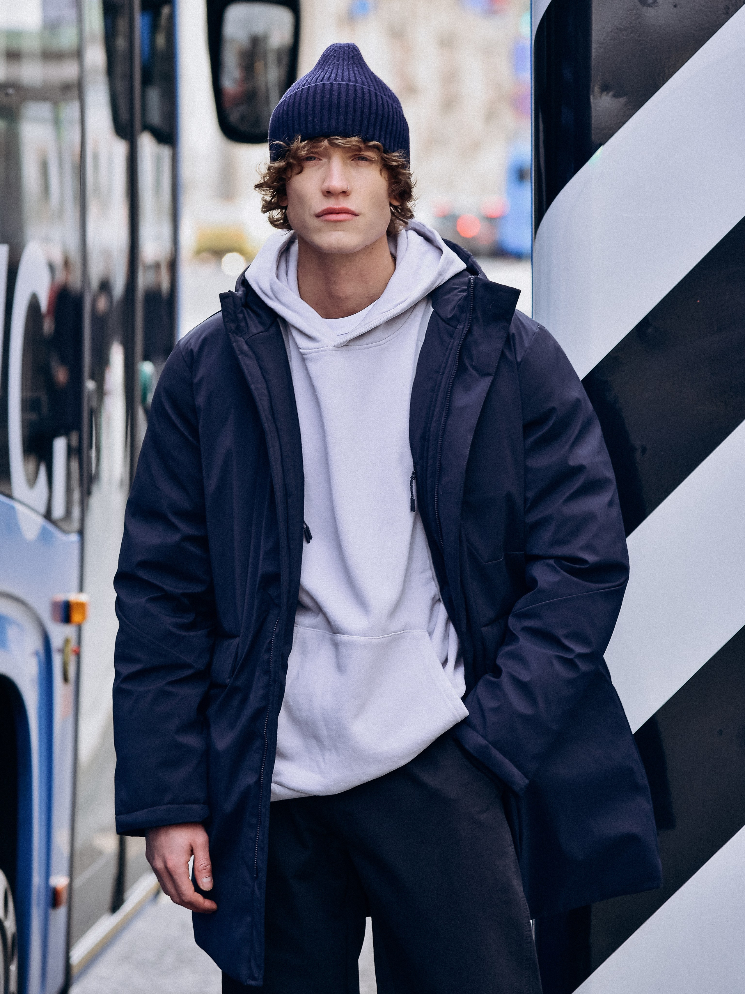 Стрит съемка верхней одежды