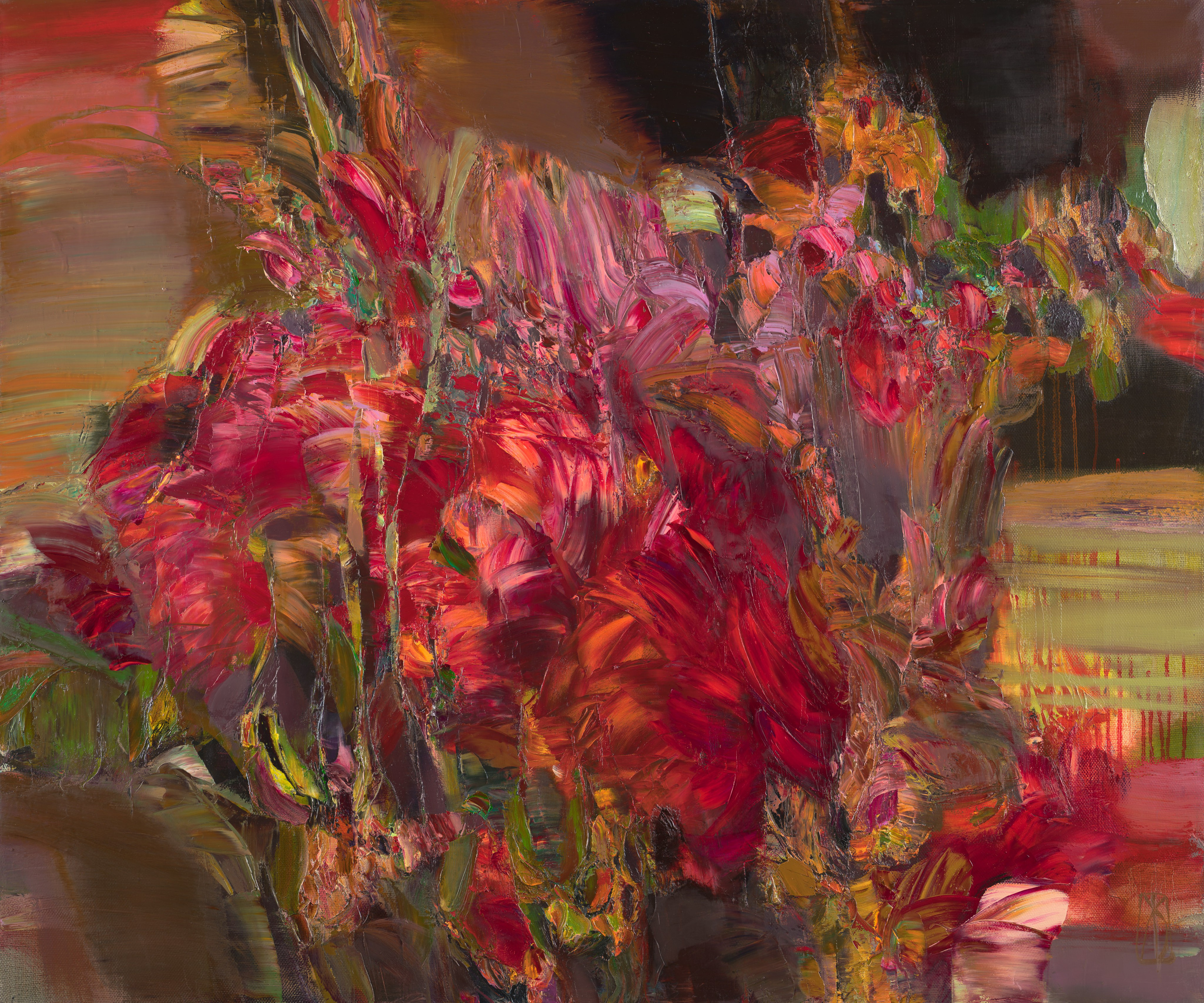 «Английский сад» - художник Лариса Блохина (холст, масло, 100x120 см, 2024)