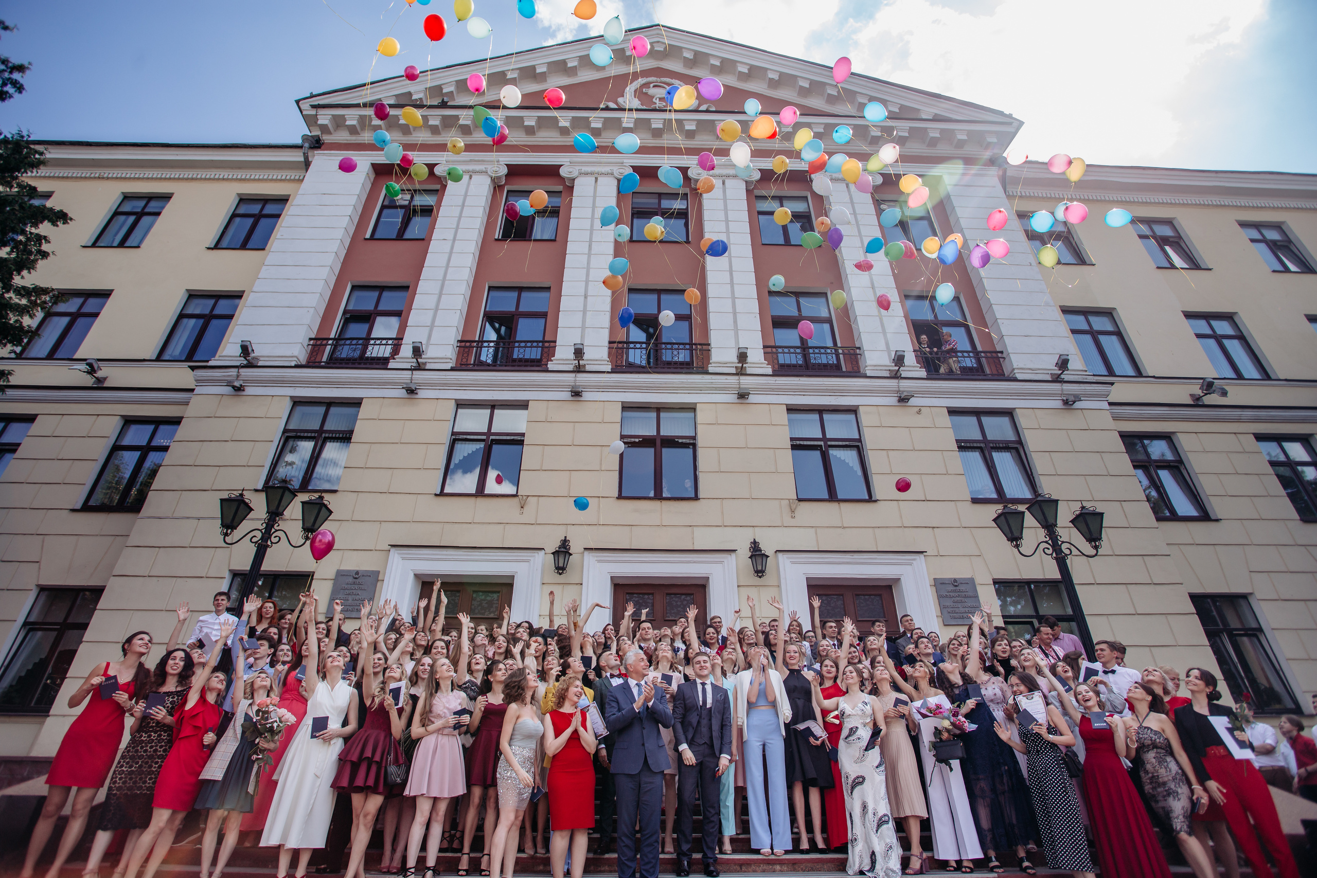 Фотосессия выпускного медицинского университета. Свадебный фотограф в Витебске Дмитрий Кувшинов