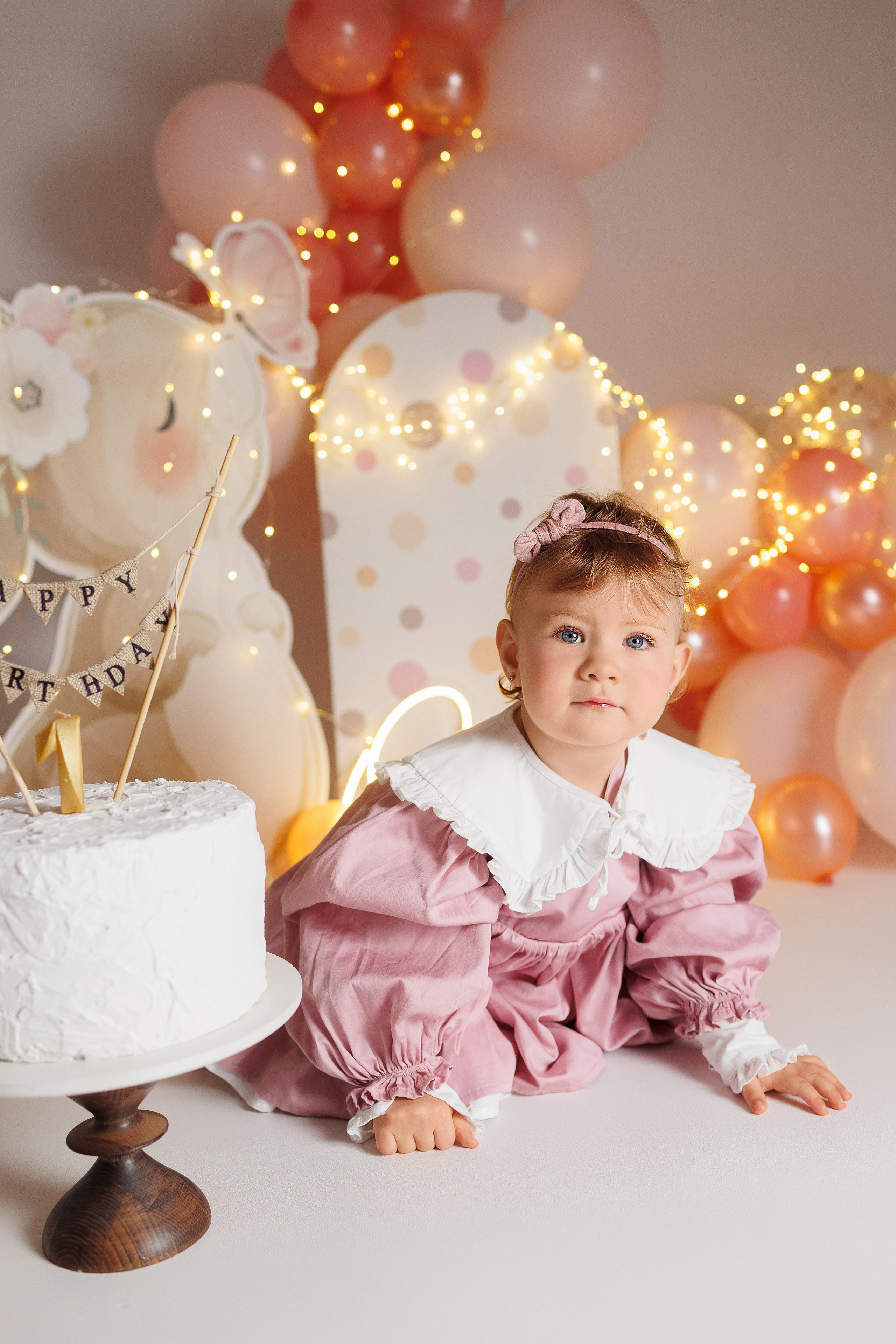 Фотосъёмка первого годика. Фотограф Беременности и Новорождённых в Кемерово