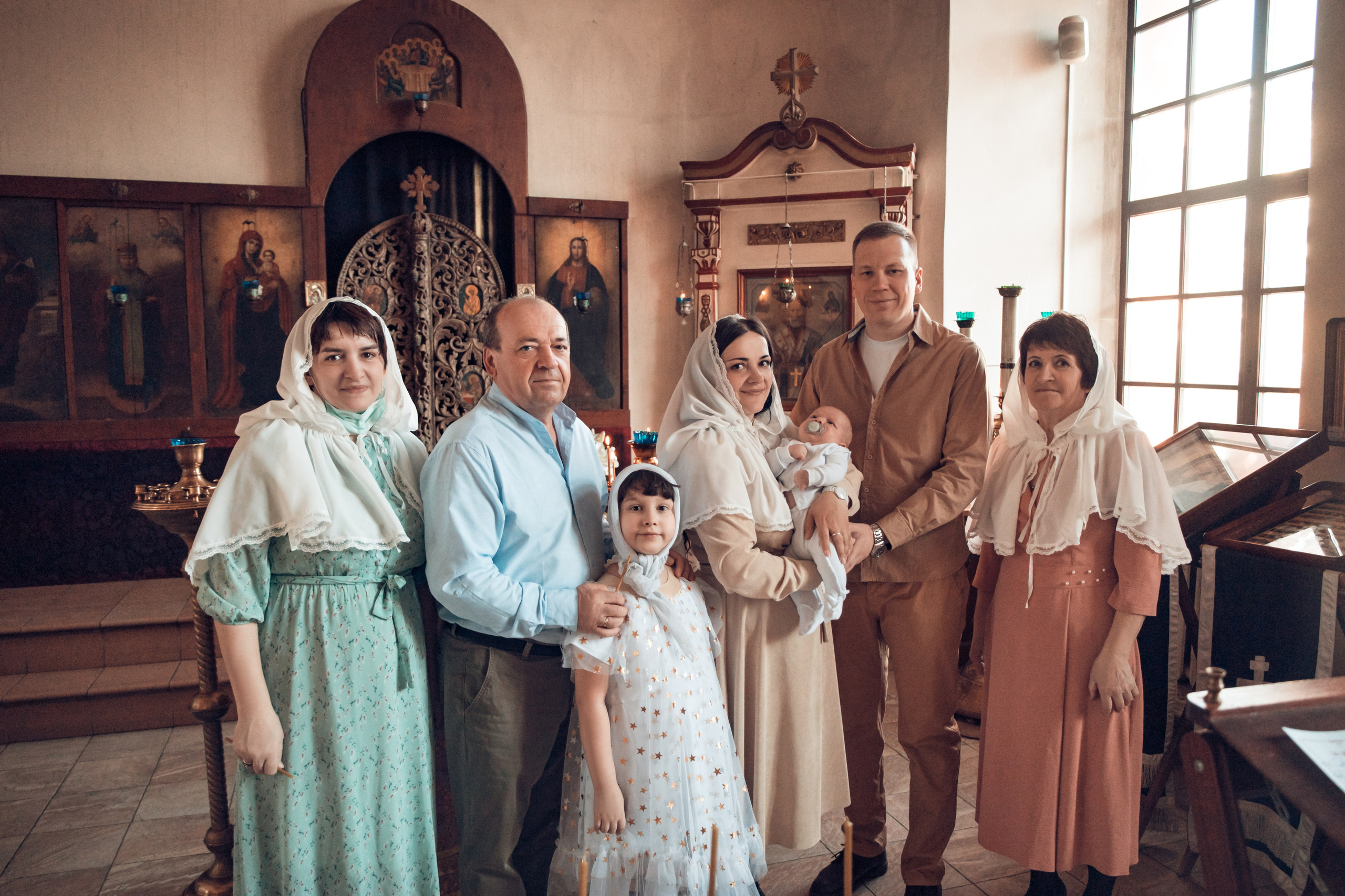 Таинство Крещения Тимофея. Николо-Ямской Храм. Семейный фотограф в Рязани и Рязанской области