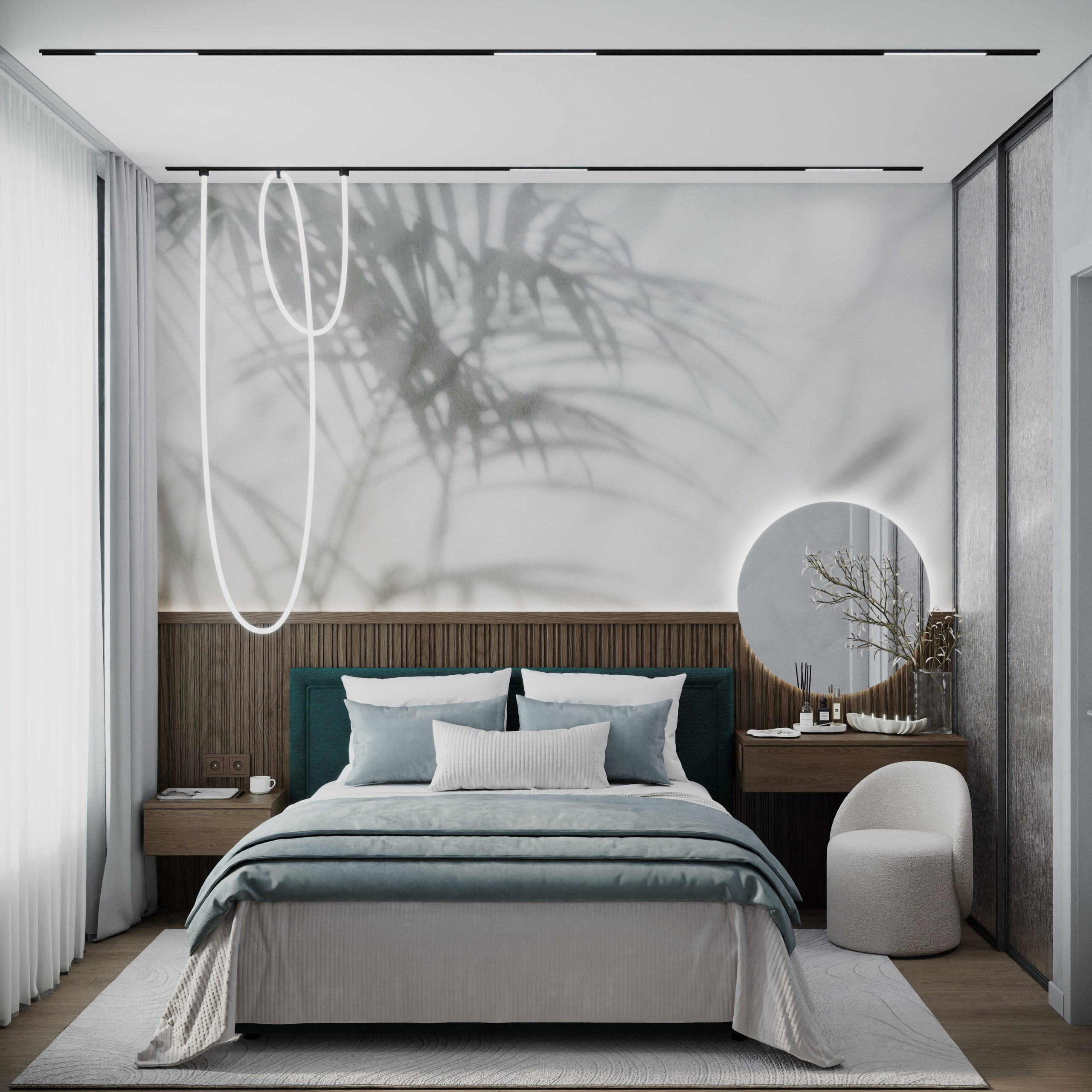 ЖК Легенда Малоохтинский. Тропический оазис. Проект в реализации. Дизайн-студия интерьеров Юлии Ивановой