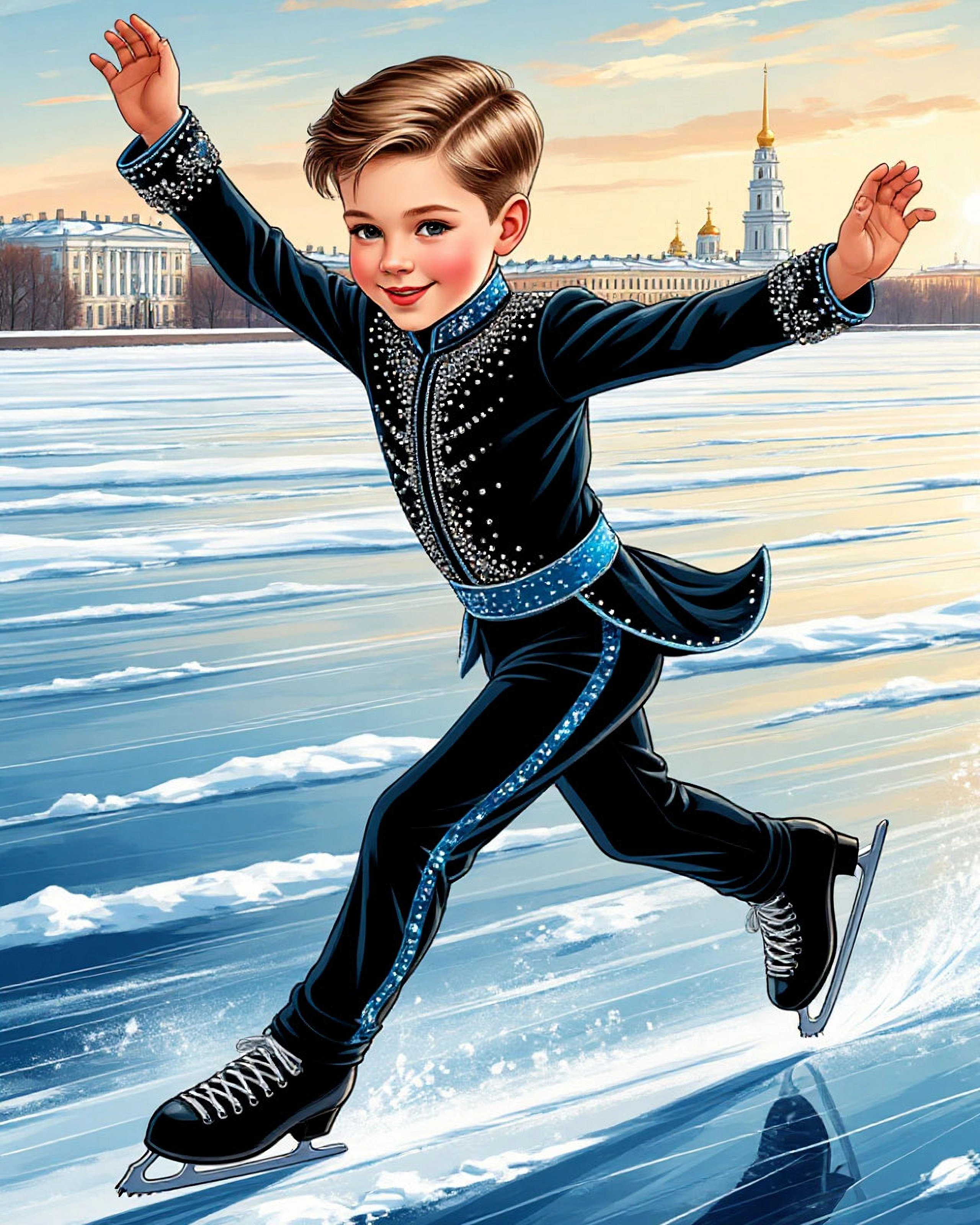 ФК мальчики с ФОНОМ. Фигурное катание для взрослых и детей на Васильевском 🌟