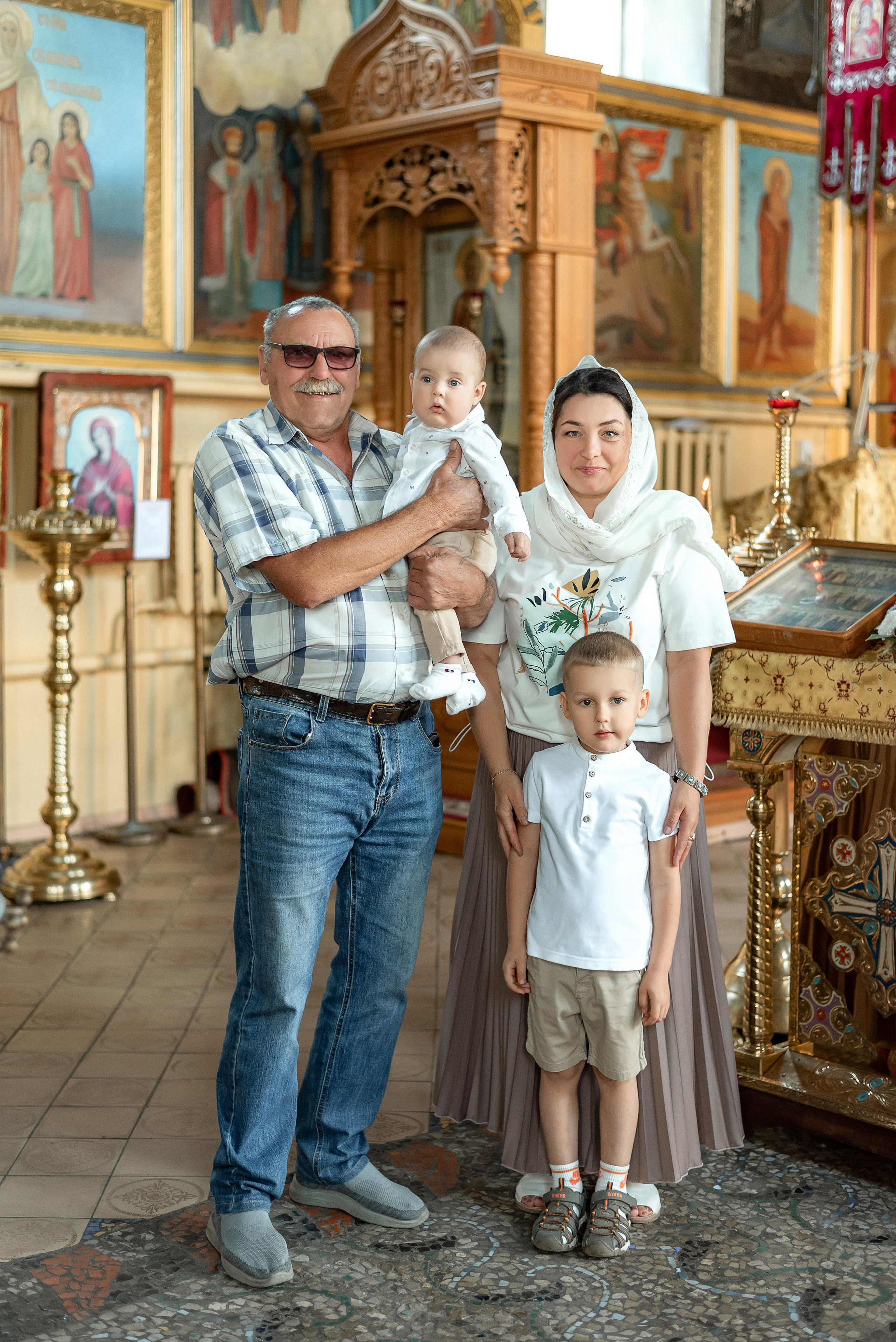 Крещение Захара. Семейный и детский фотограф Наталья Горда