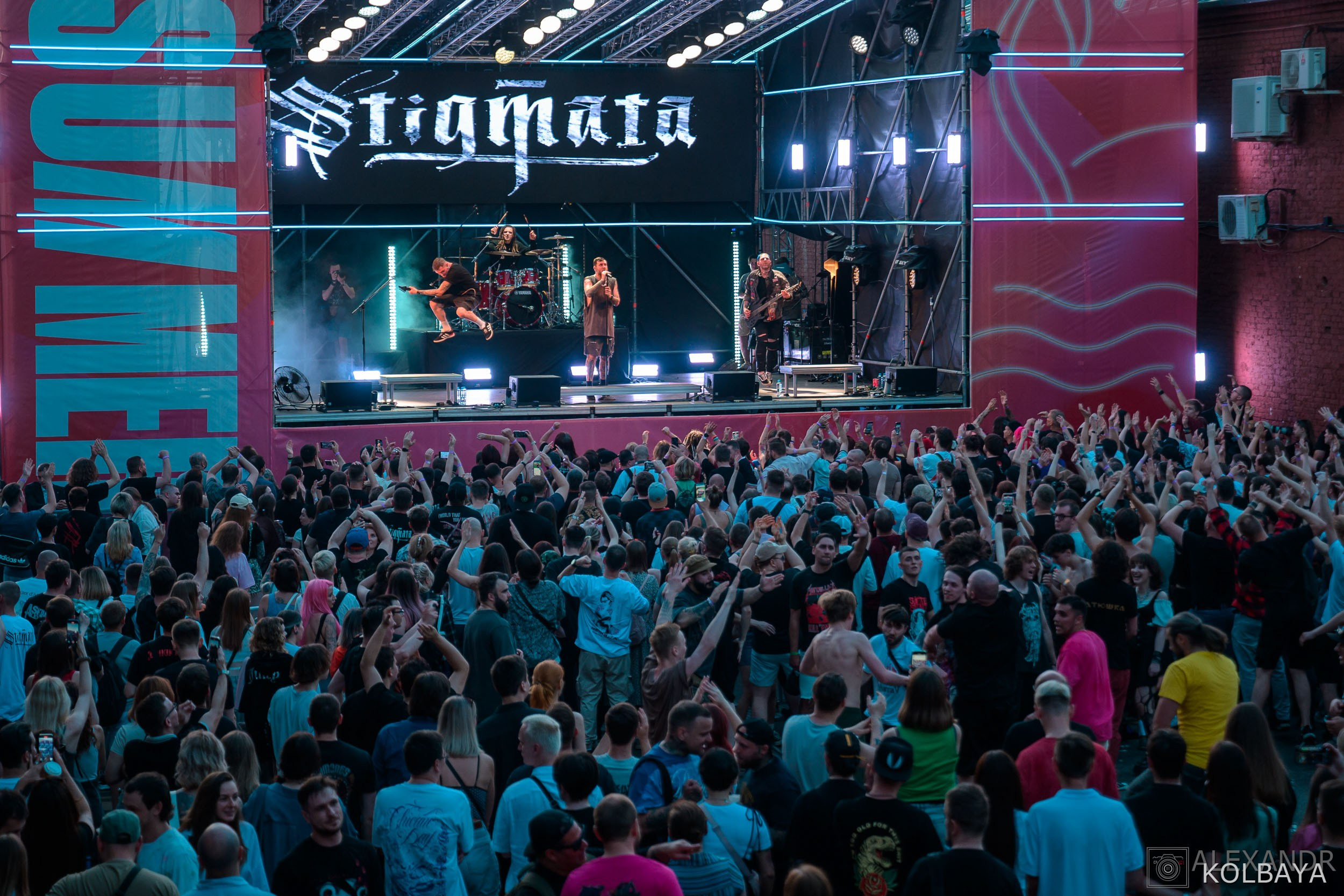 Концерт Stigmata на Red Summer (09.07.2025). Концертный и театральный репортажный фотограф в Москве Александр Колбая