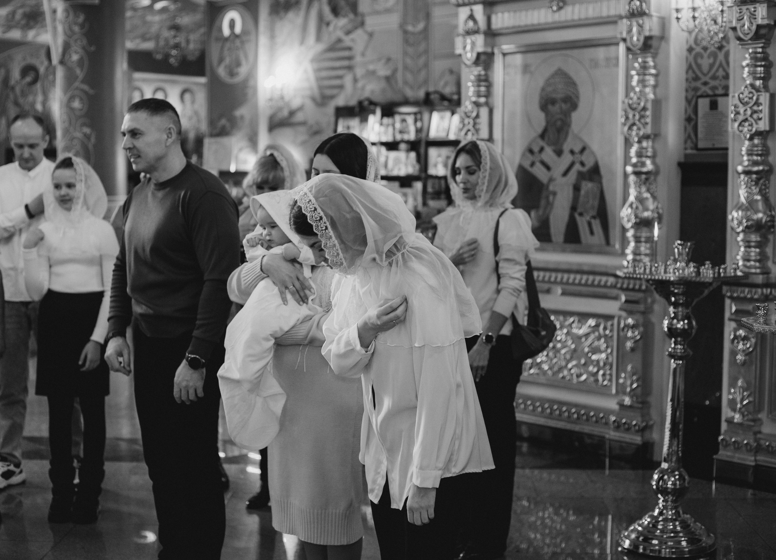 Таинство крещения. Фотограф Мария Новоселова. Сургут