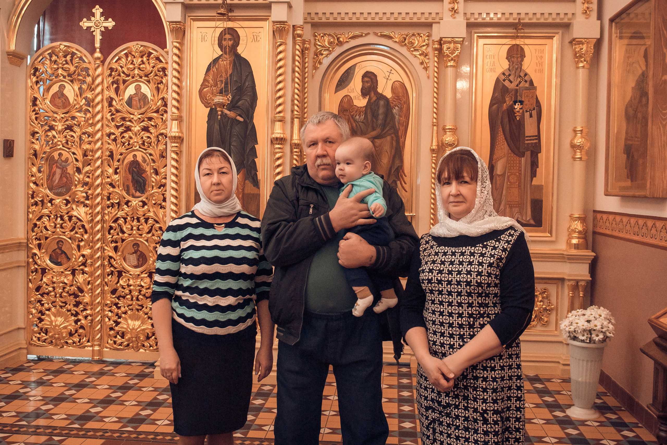 Таинство Крещения Егора. Храм иконы Божией Матери Скоропослушницы. Семейный фотограф в Рязани и Рязанской области