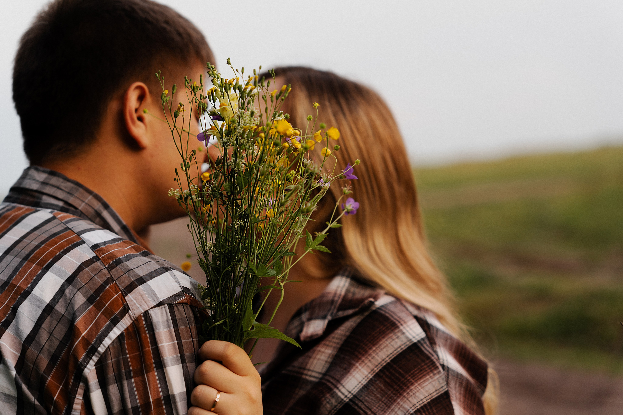 Парная съемка на природе