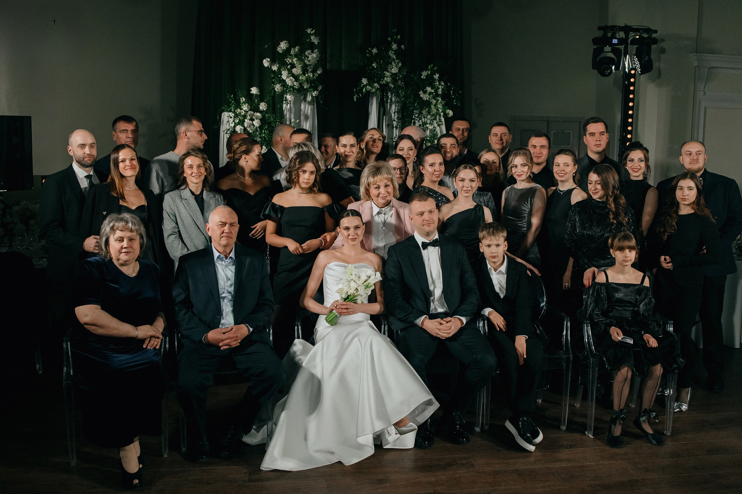 Свадебный банкет на вилле Политика. Свадебный фотограф Москва