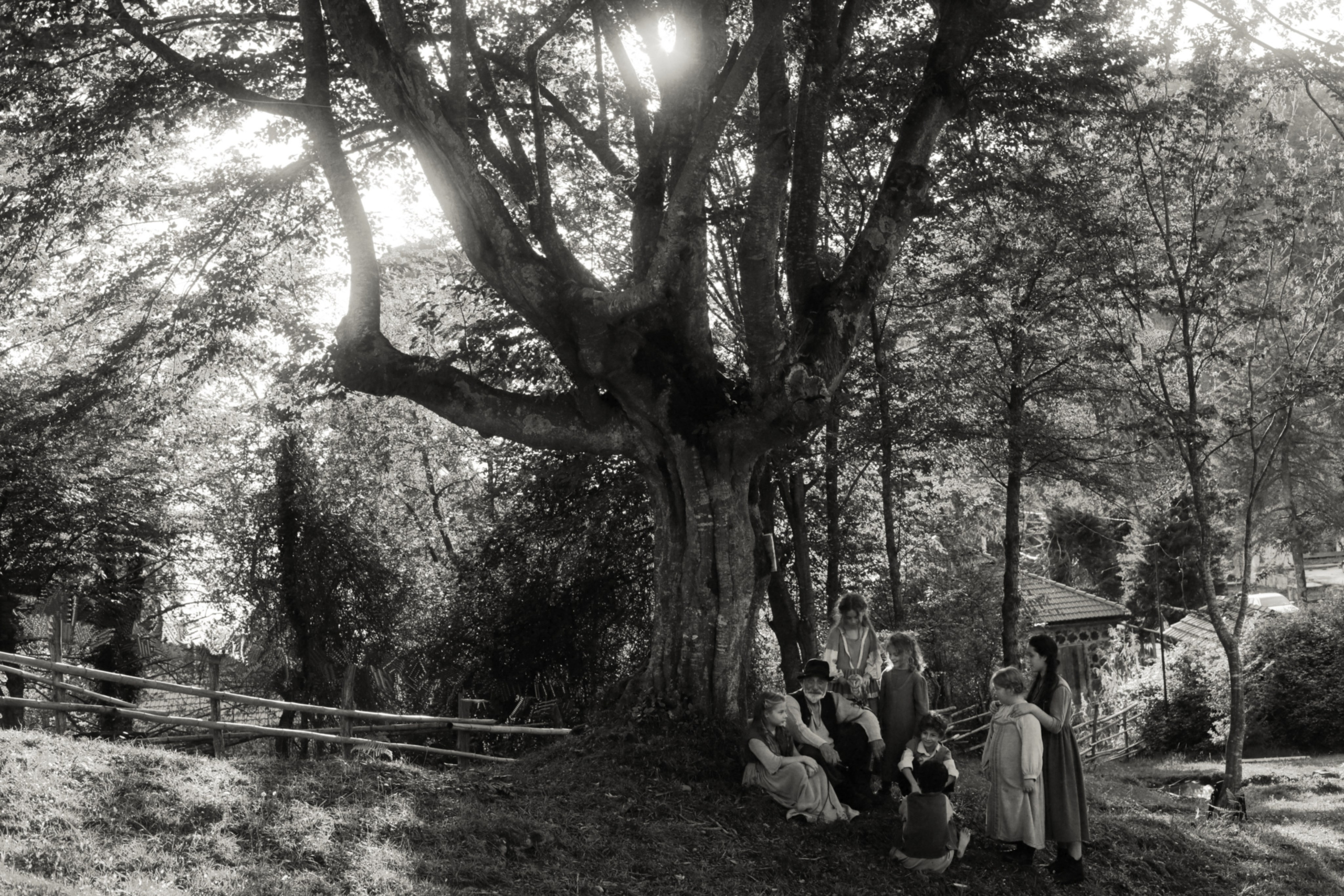 Кинематографическая съемка. Старик и дети. Ekaterina Beridze