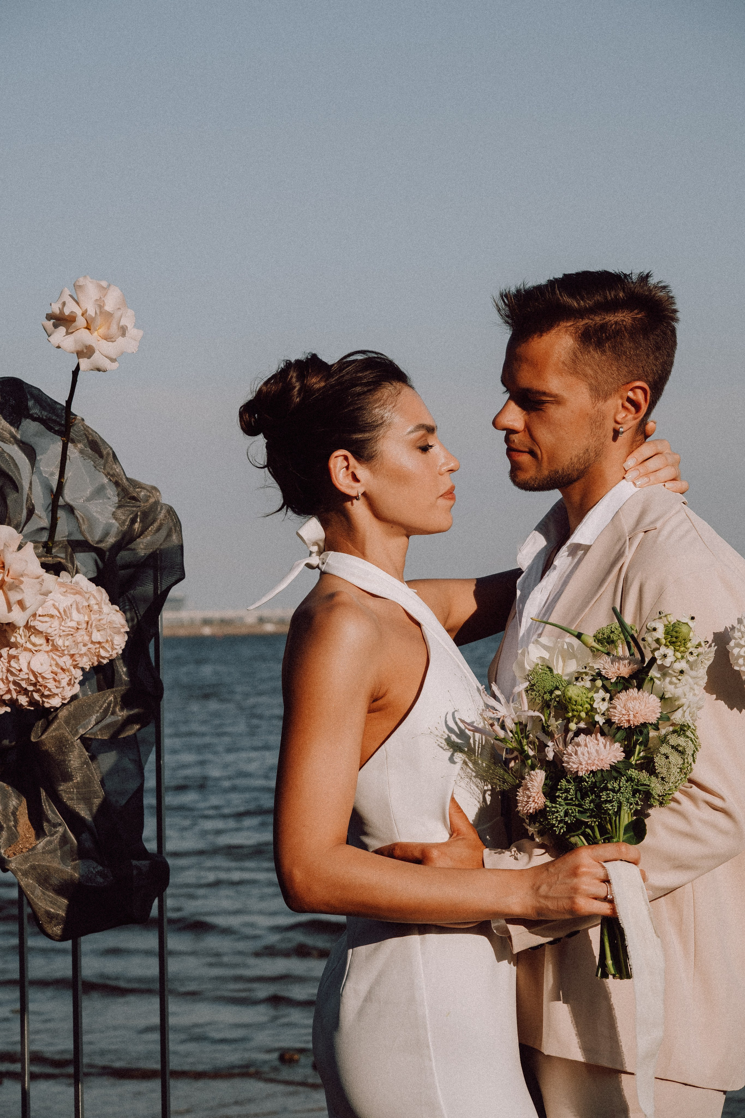 СВАДЕБНАЯ ФОТОСЕССИЯ ВЫЕЗДНОЙ ЦЕРЕМОНИИ (ФИНСКИЙ ЗАЛИВ). Профессиональный фотограф, Санкт-Петербург — Виктория Богомолова