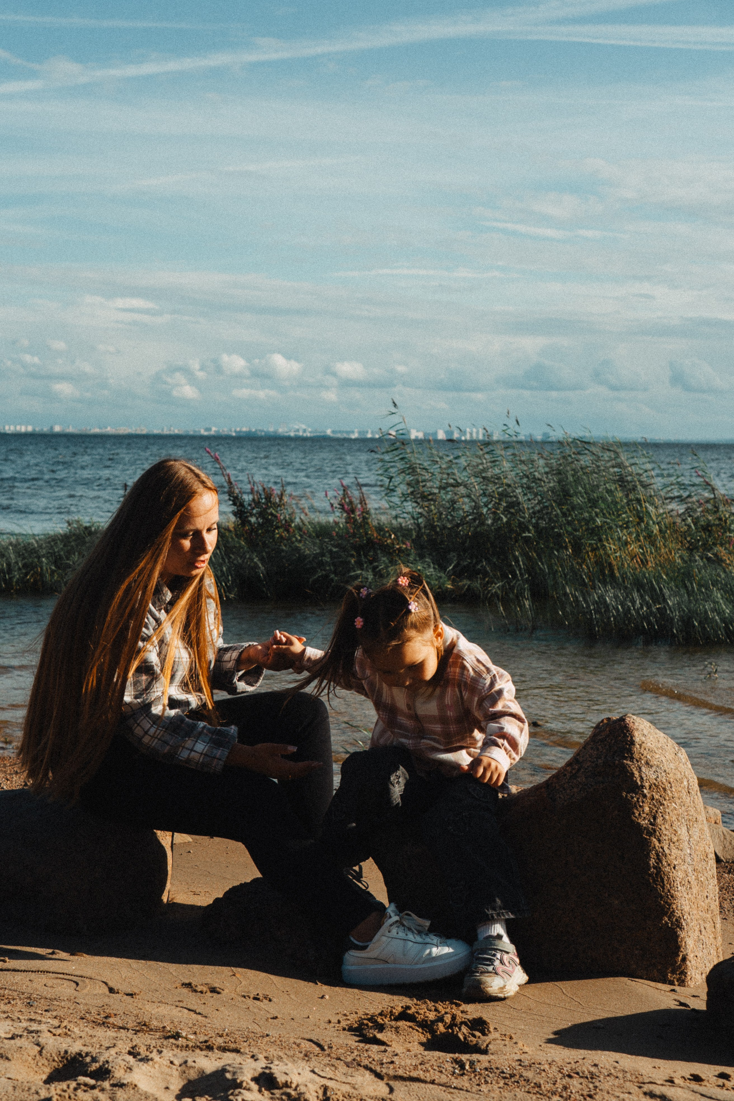 МАМА И ДОЧКА НА ФИНСКОМ ЗАЛИВЕ. Профессиональный фотограф, Санкт-Петербург — Виктория Богомолова