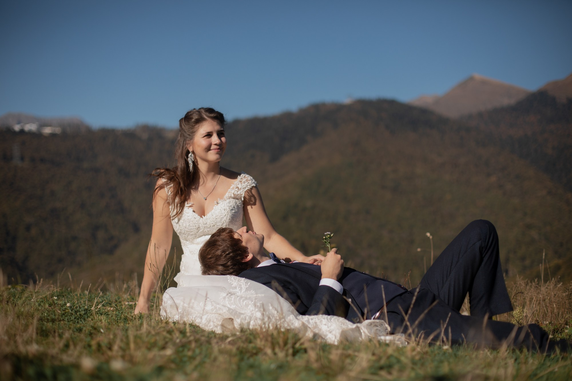 Свадебная прогулка Владимира и Ольги. Красная Поляна. Репортажный и постановочный Наталья Санникова