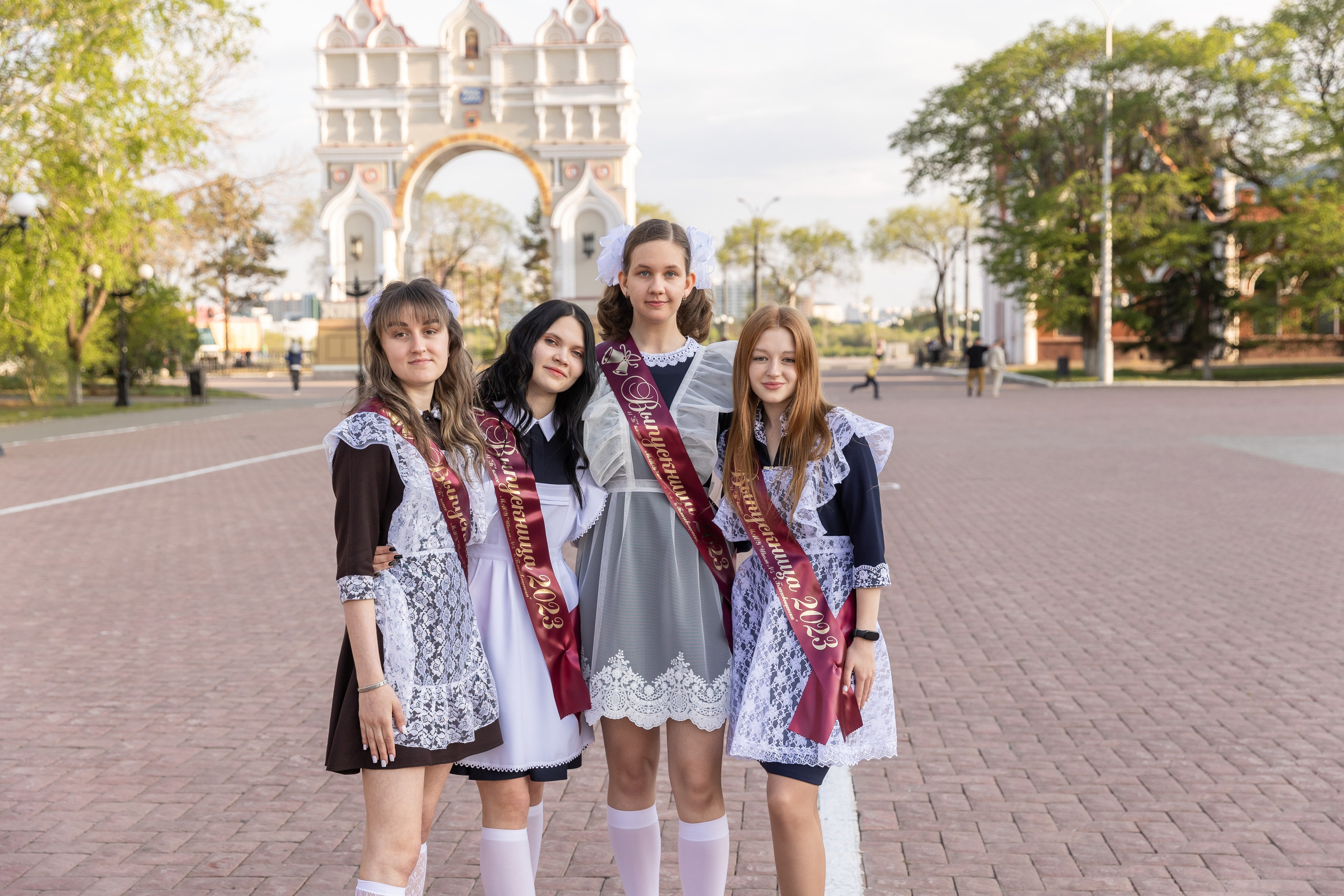 Выездная съёмка «Последний звонок». Семейный, детский, школьный фотограф в Благовещенске Яна Белоусова