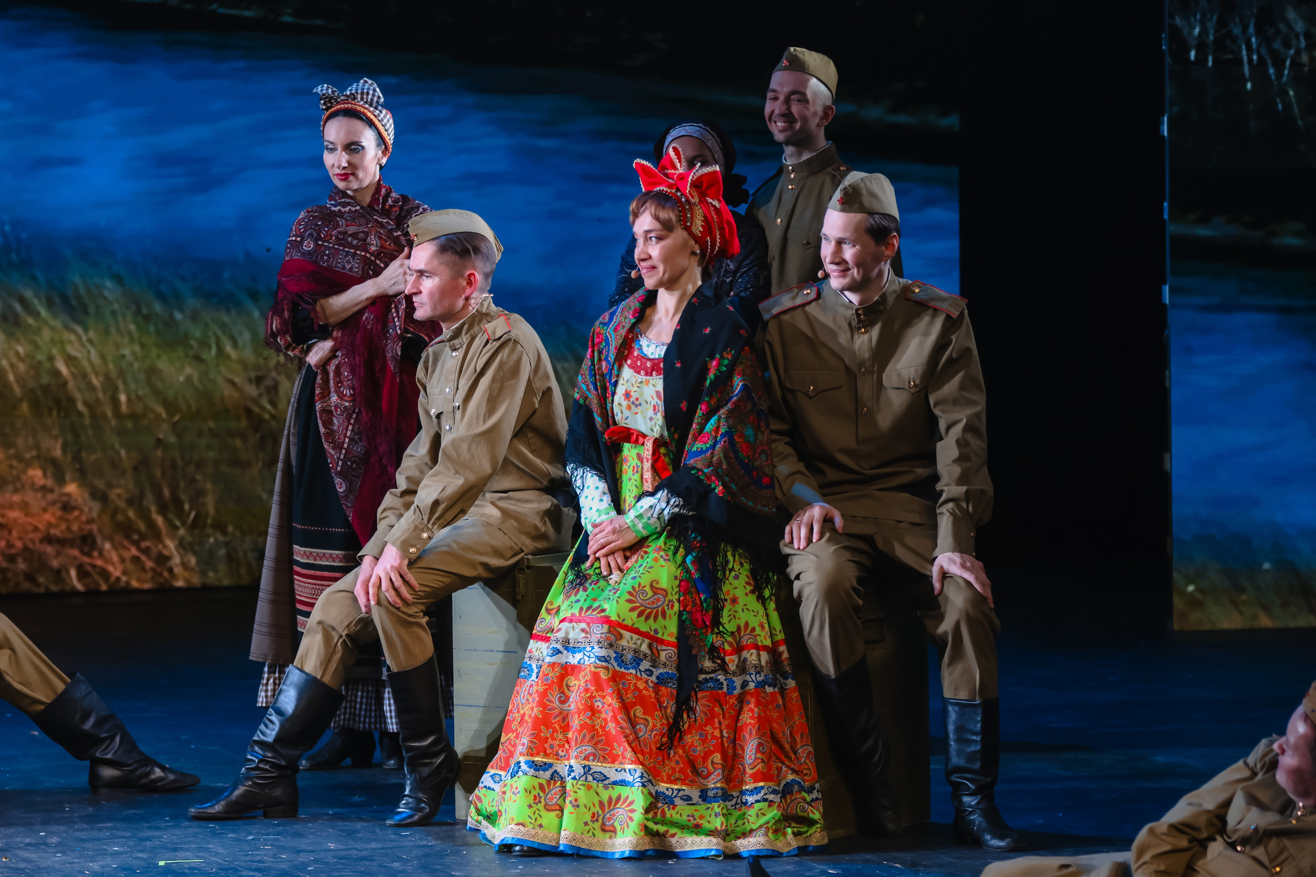 Василий Теркин, театр «Русская песня». Фотограф Ольга Махалова — Санкт-Петербург, Москва, Нижний Новгород