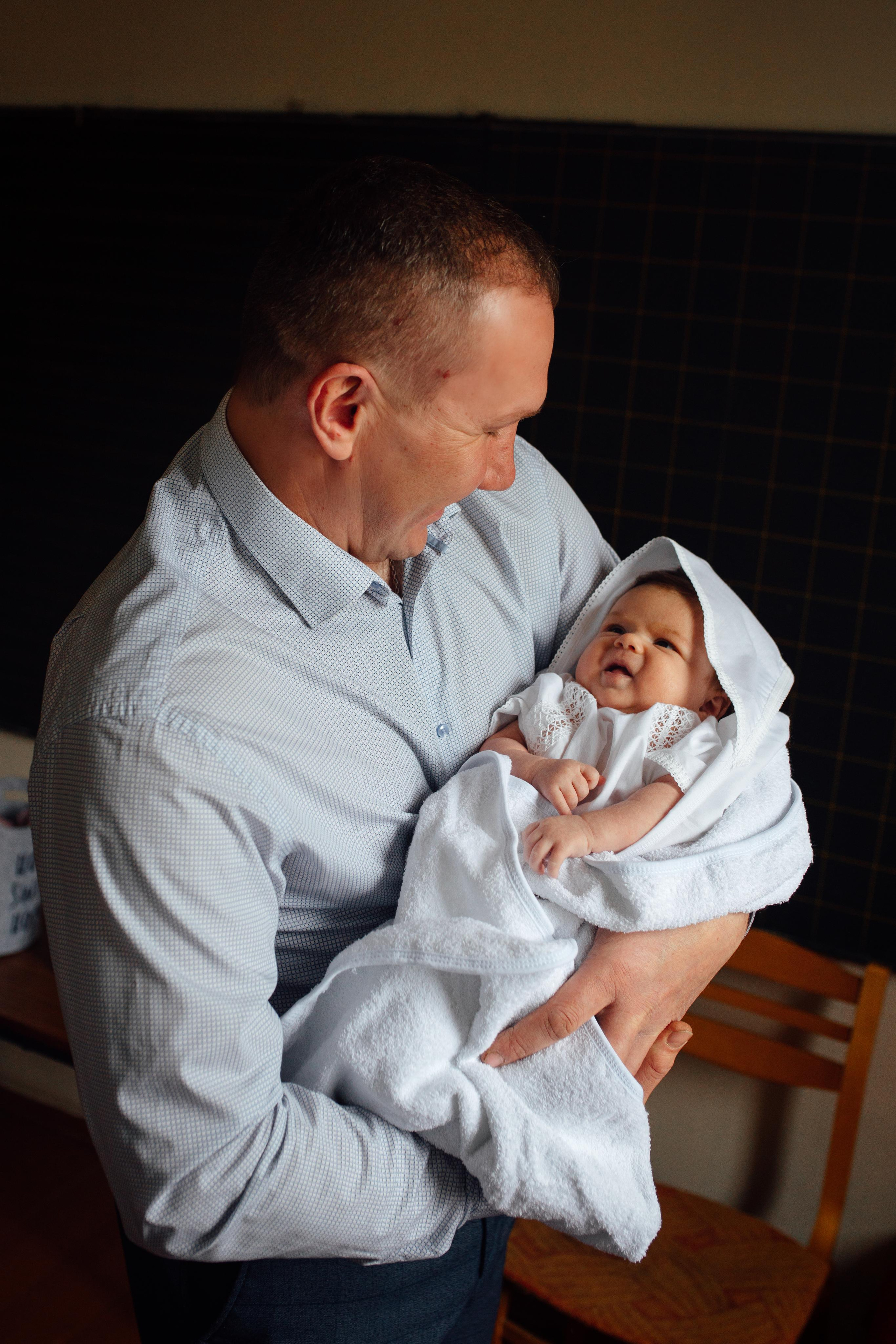 Крещение Ники, храм Петра и Павла, Жодино, апрель 2023