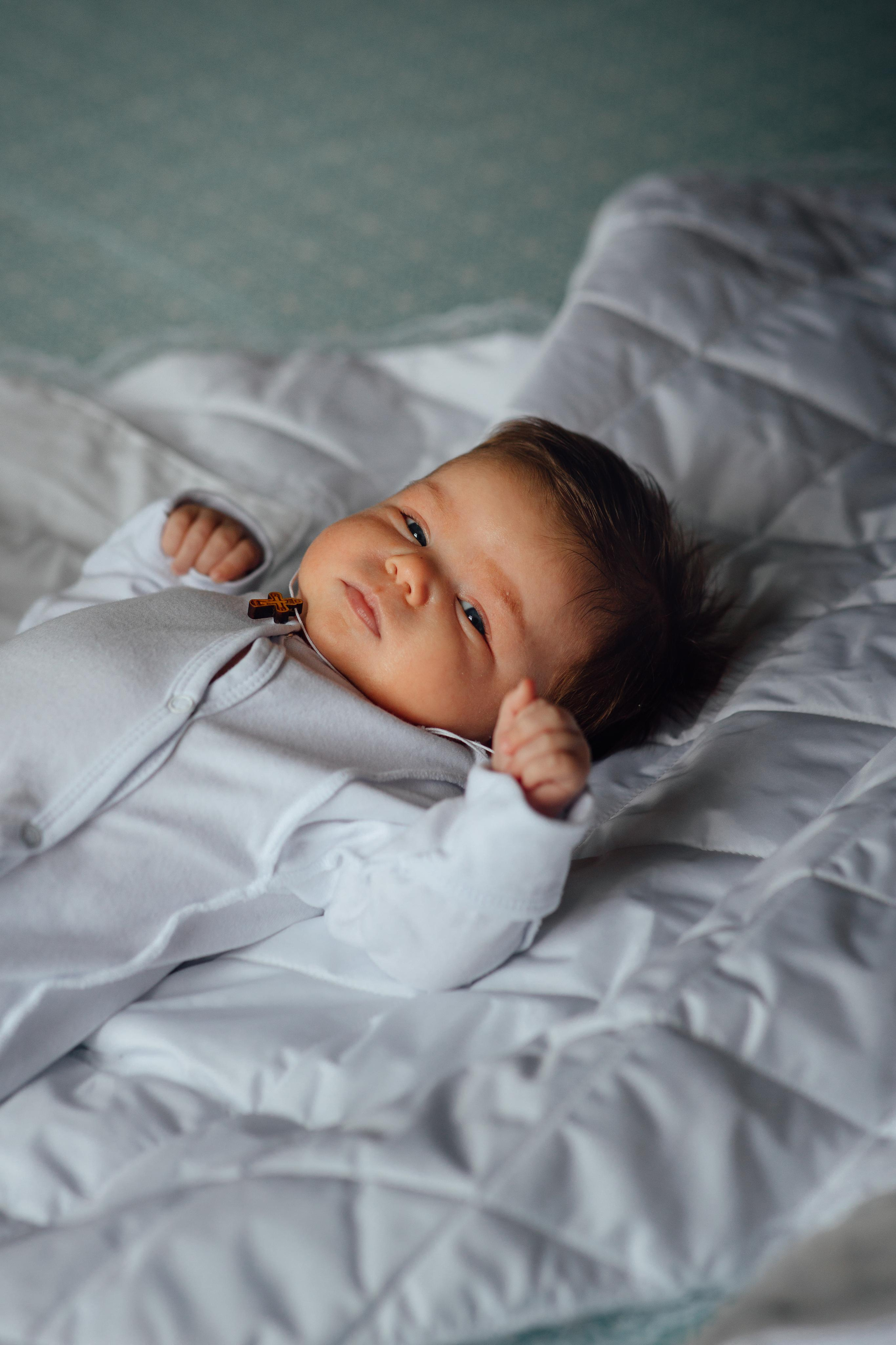 Крещение Ники, храм Петра и Павла, Жодино, апрель 2023