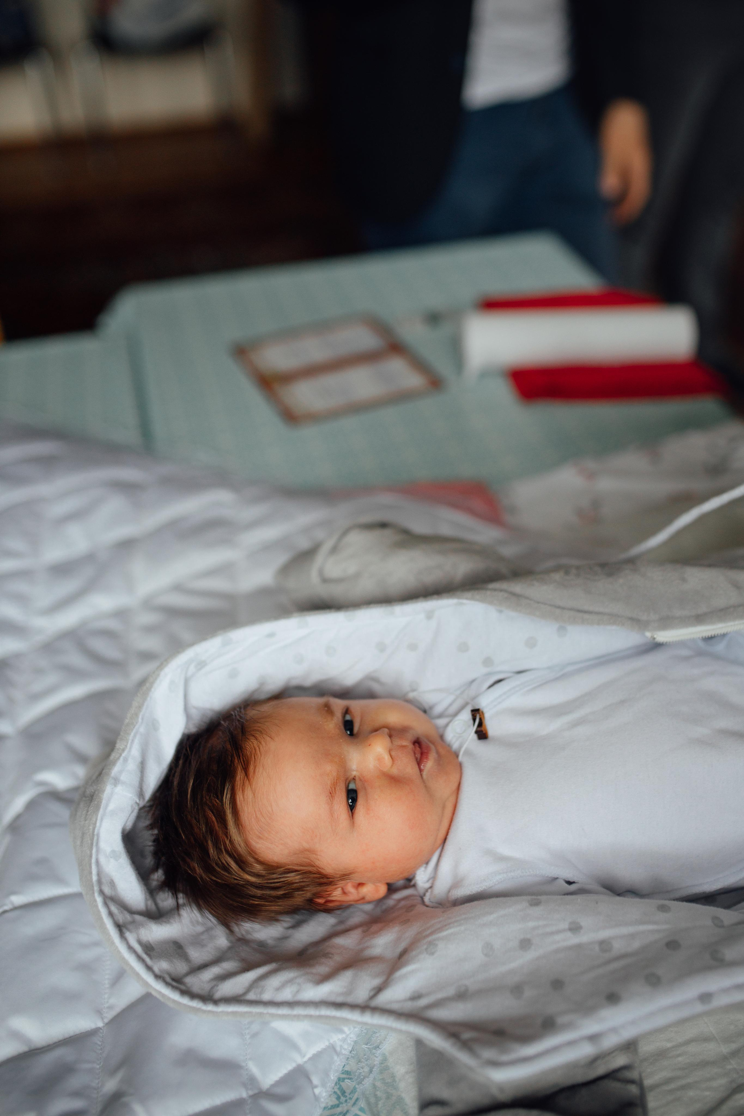 Крещение Ники, храм Петра и Павла, Жодино, апрель 2023