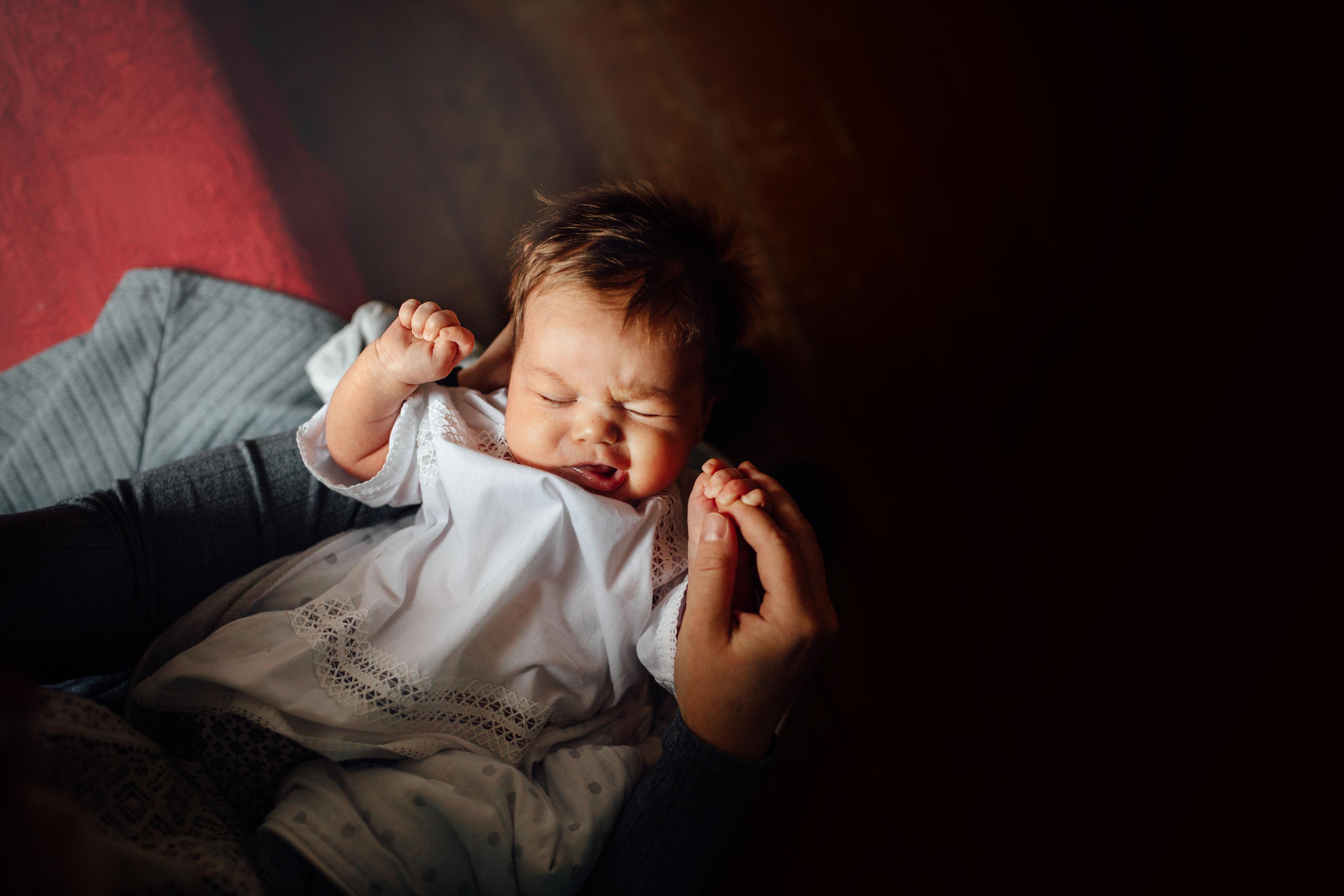 Крещение Ники, храм Петра и Павла, Жодино, апрель 2023