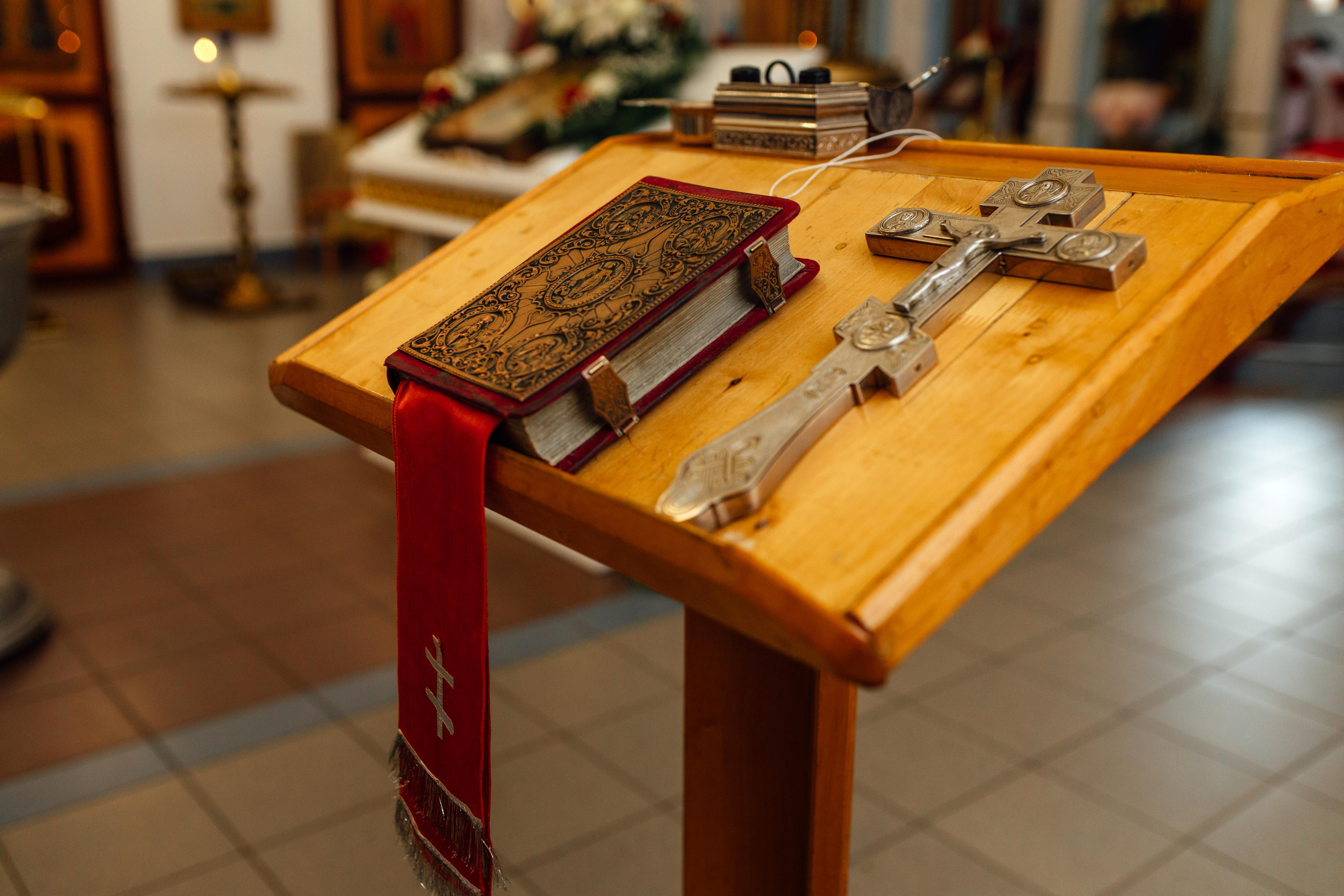 Крещение Ники, храм Петра и Павла, Жодино, апрель 2023