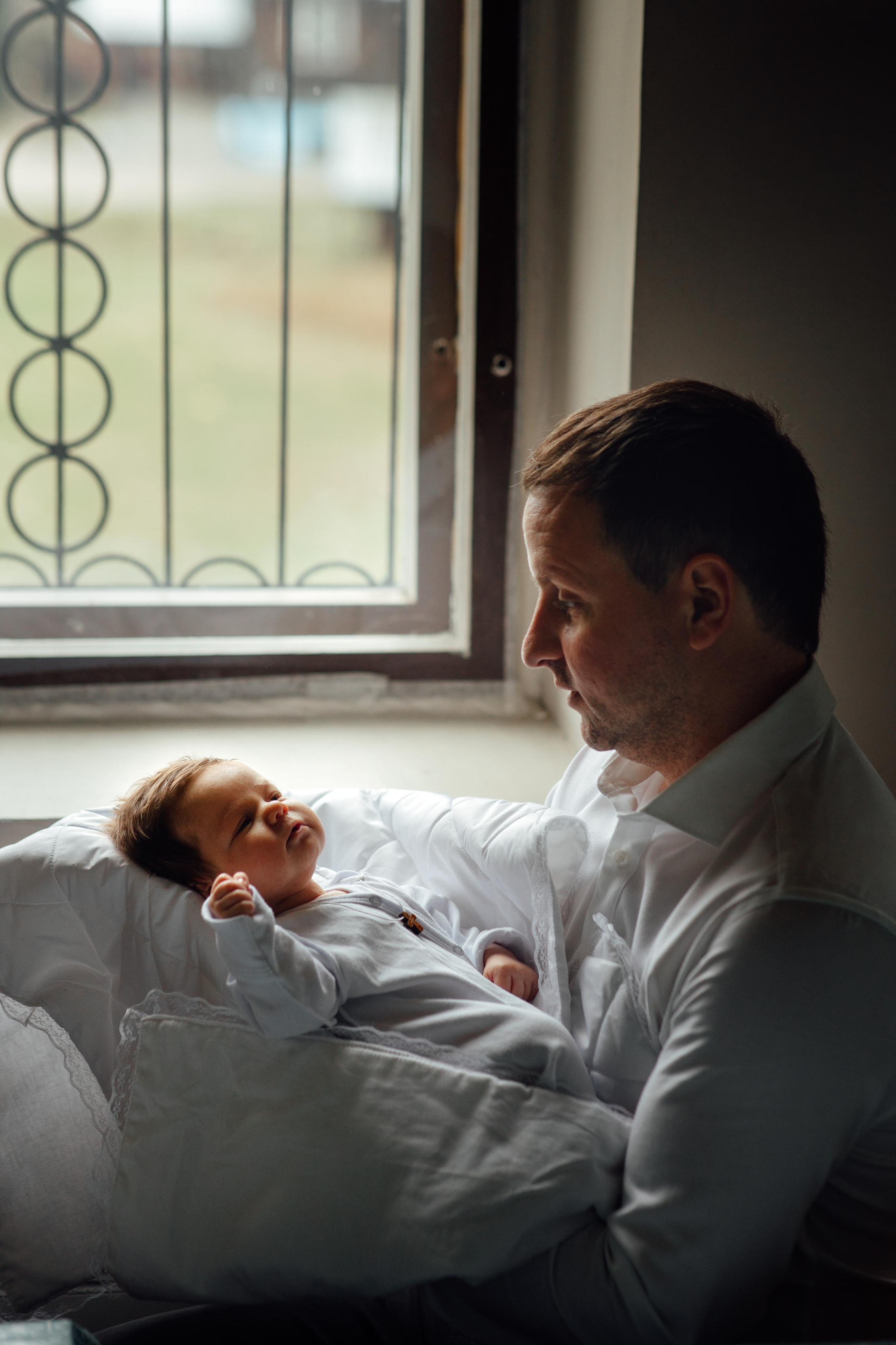 Крещение Ники, храм Петра и Павла, Жодино, апрель 2023