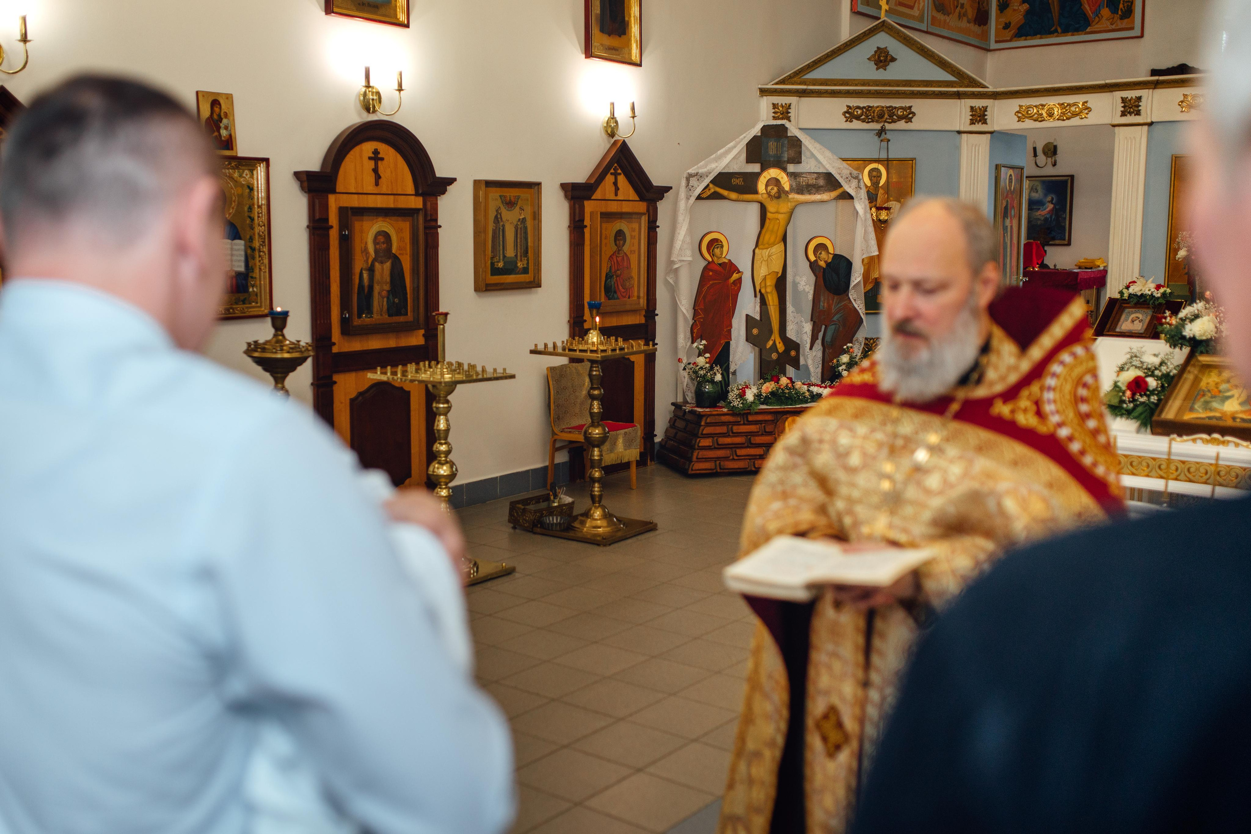 Крещение Ники, храм Петра и Павла, Жодино, апрель 2023