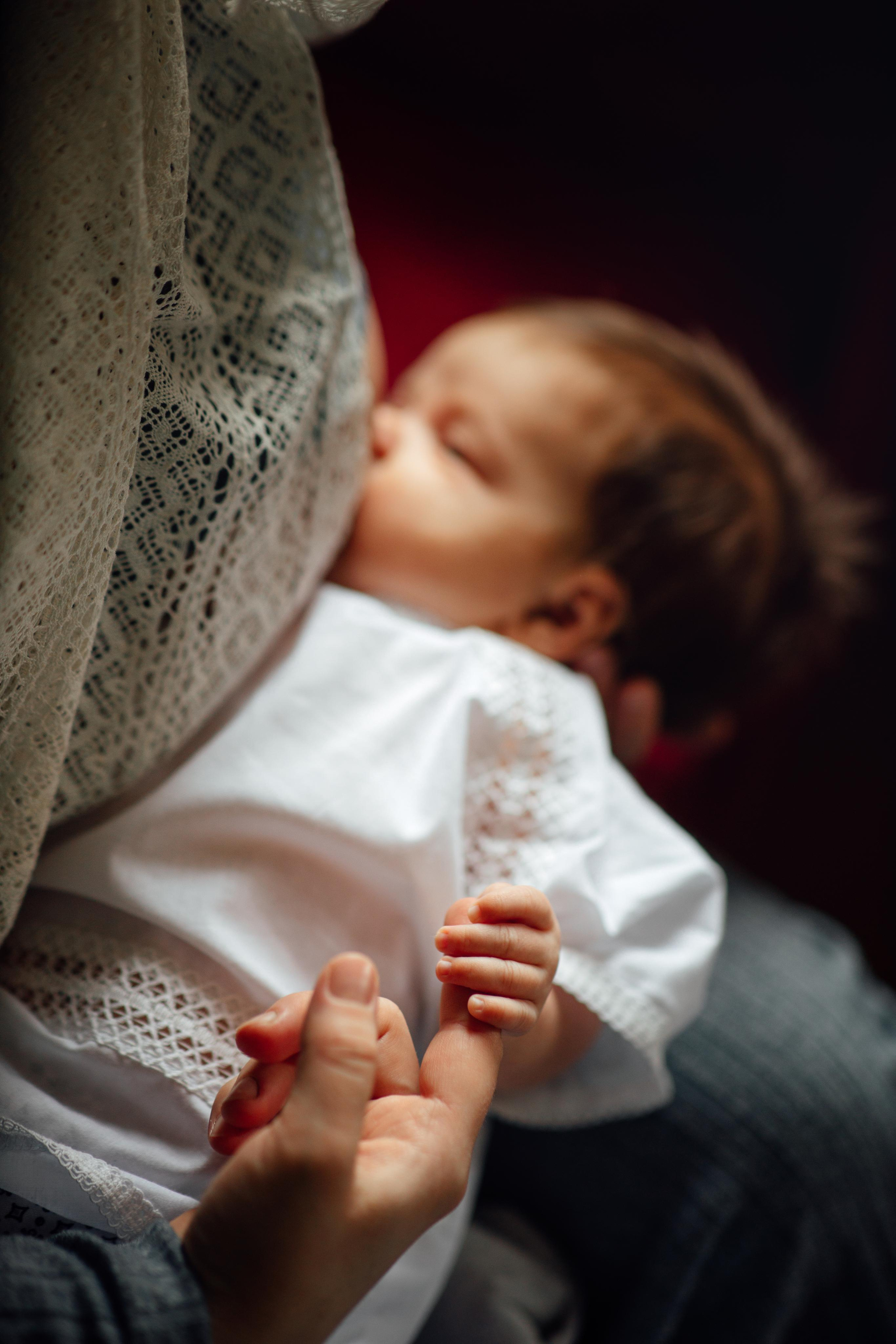 Крещение Ники, храм Петра и Павла, Жодино, апрель 2023