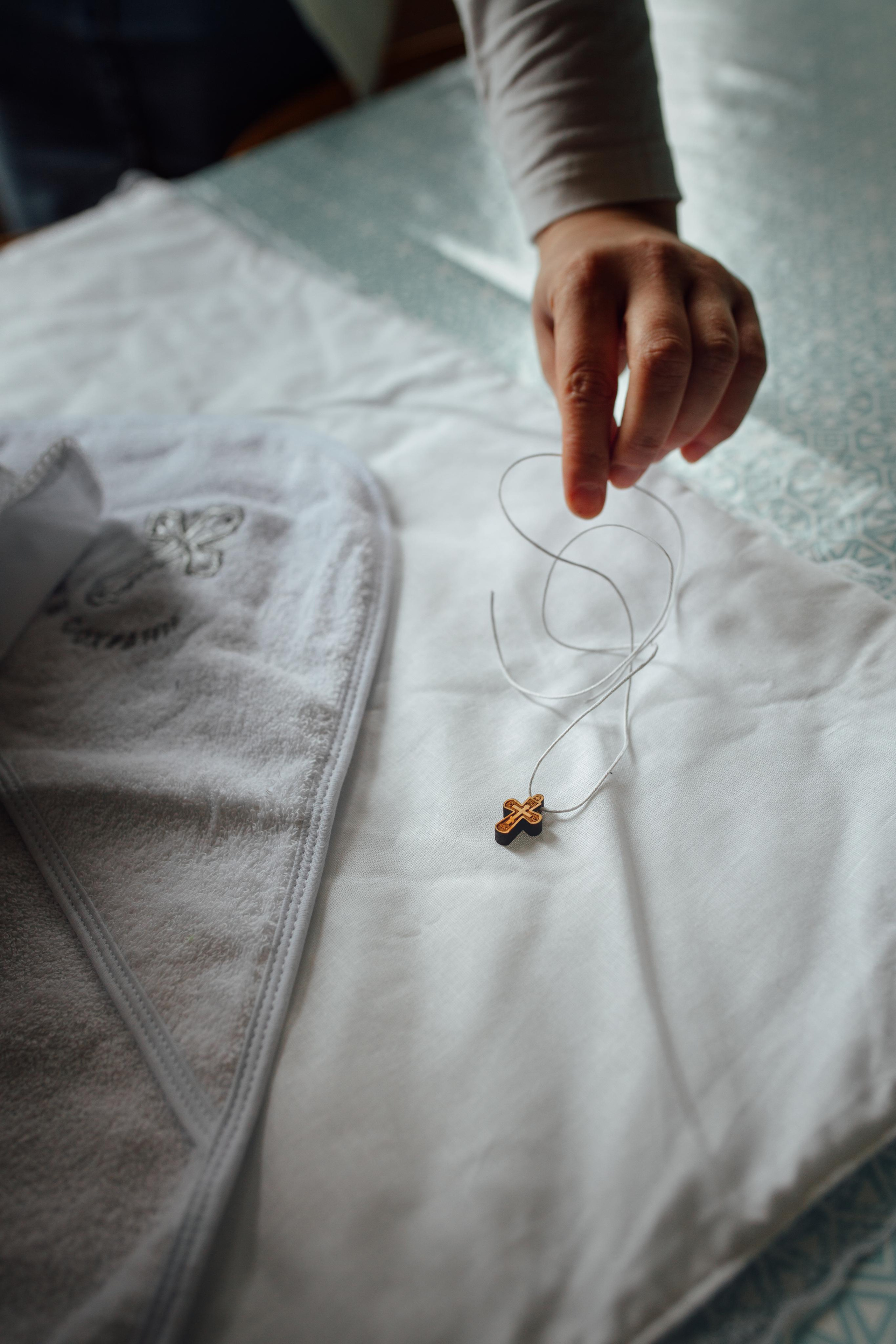 Крещение Ники, храм Петра и Павла, Жодино, апрель 2023